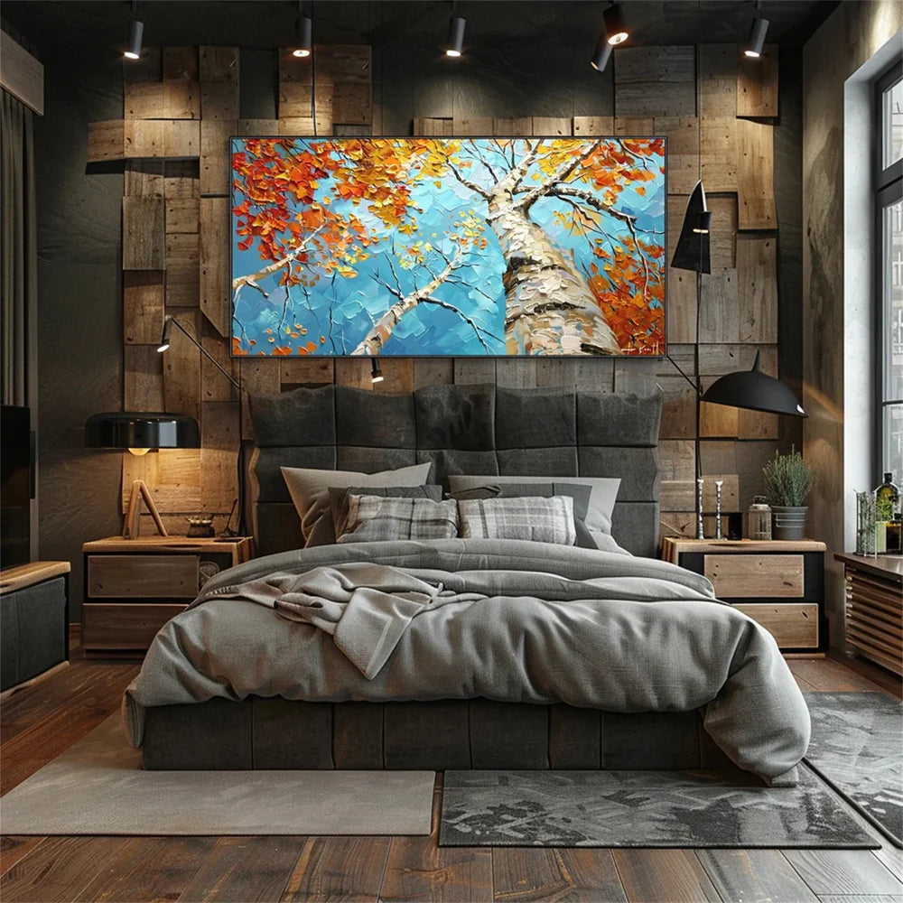 Abstract Flower And Tree Canvas Art #MF037