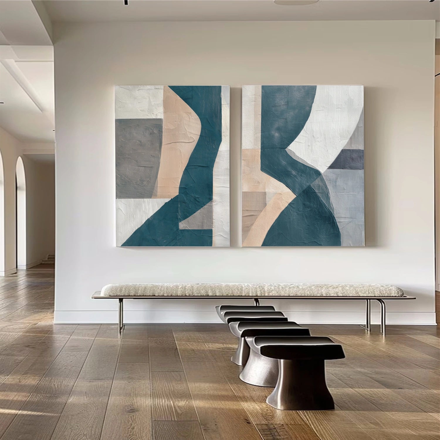 Abstract Textured Wall Art #VA185