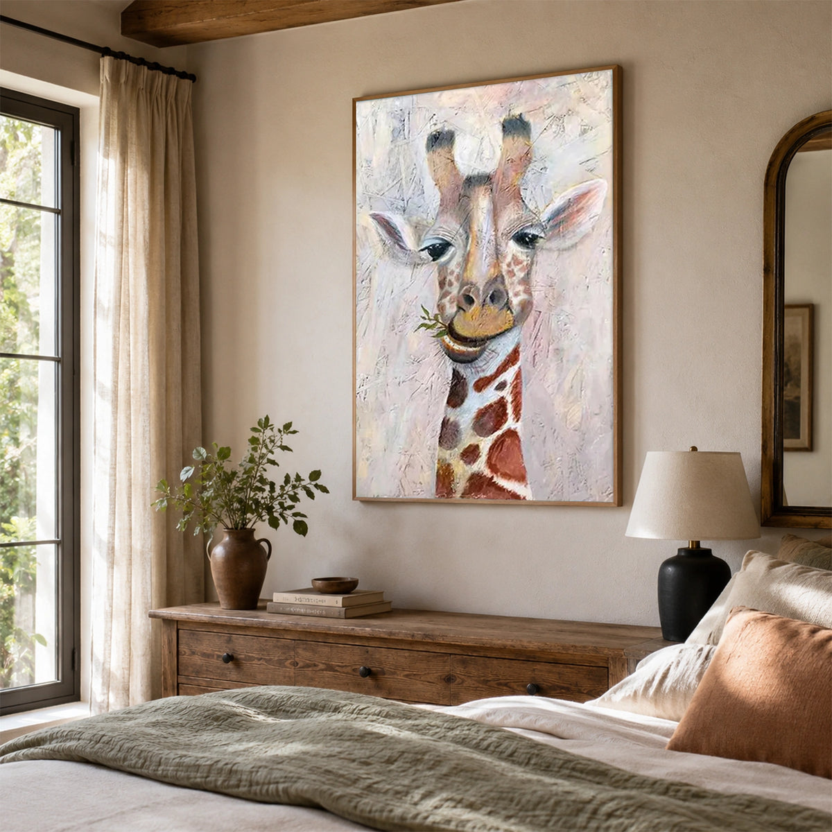 Abstract Animal Canvas Art #DW165