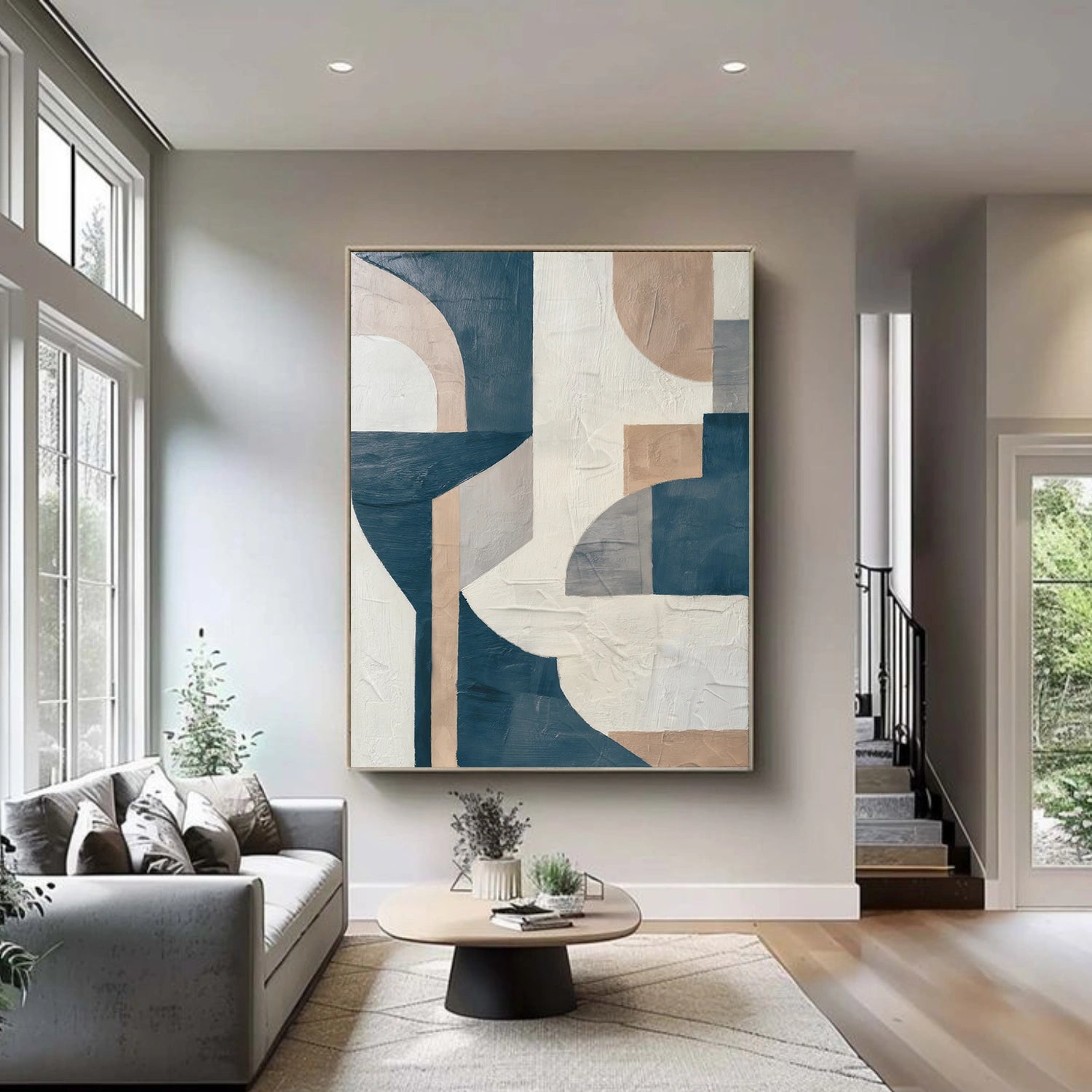 Abstract Textured Wall Art #VA182
