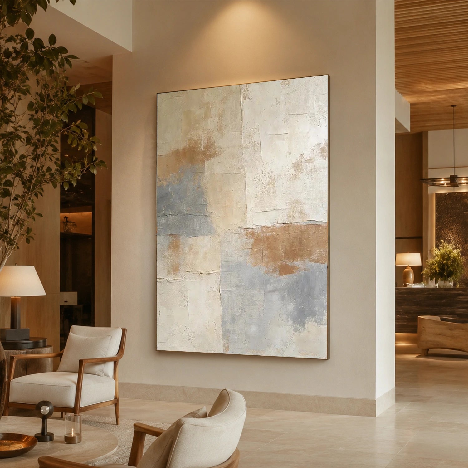 Abstract Textured Wall Art #VA318