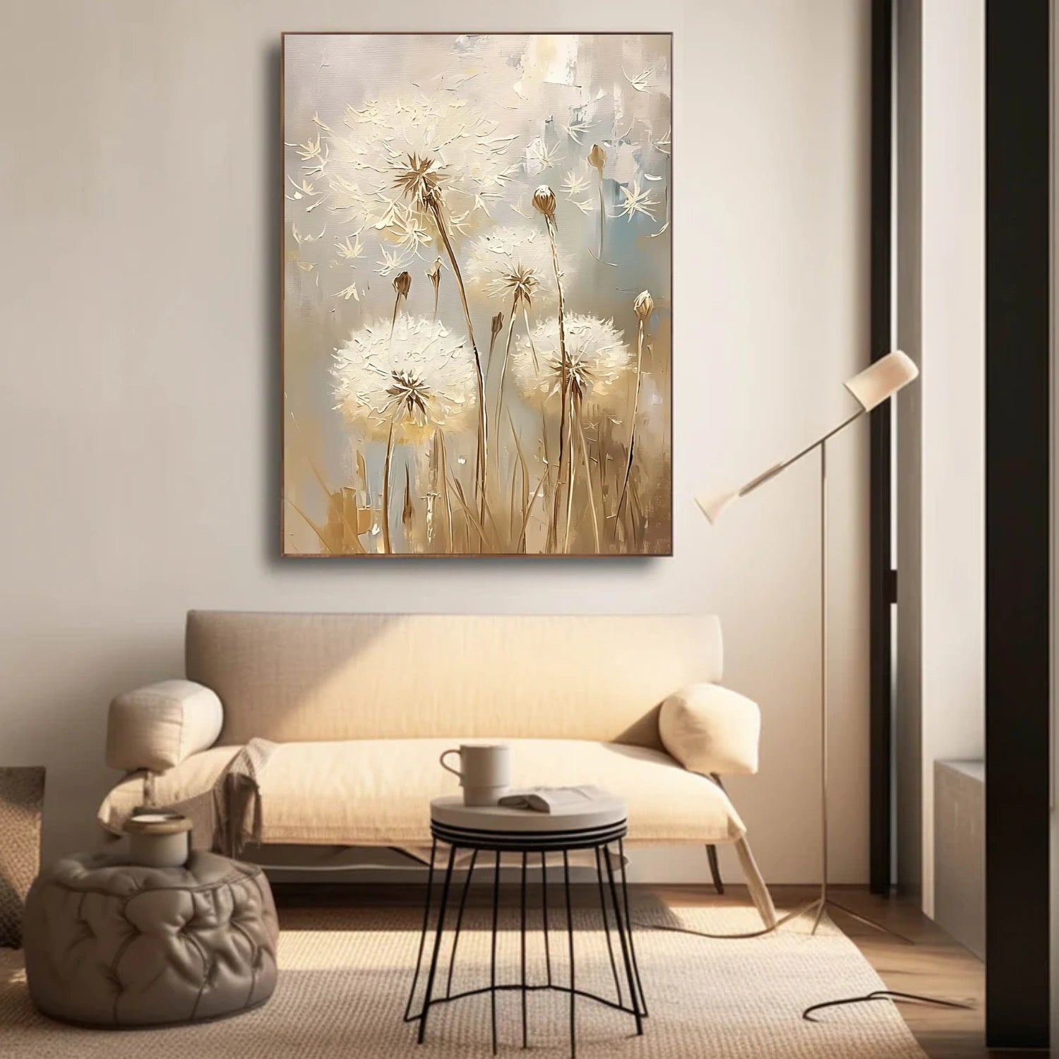Abstract Flower And Tree Canvas Art #MF154