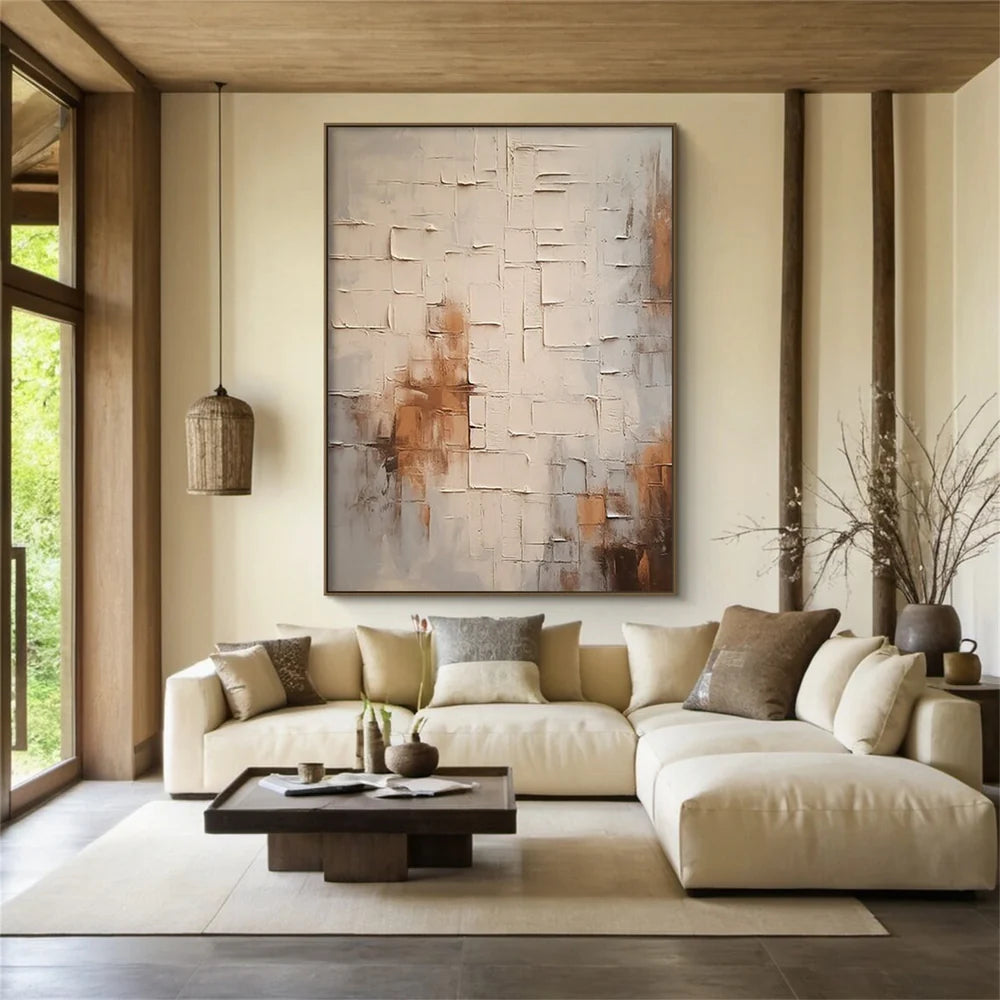 Wabi Sabi Textured Wall Art #VS026