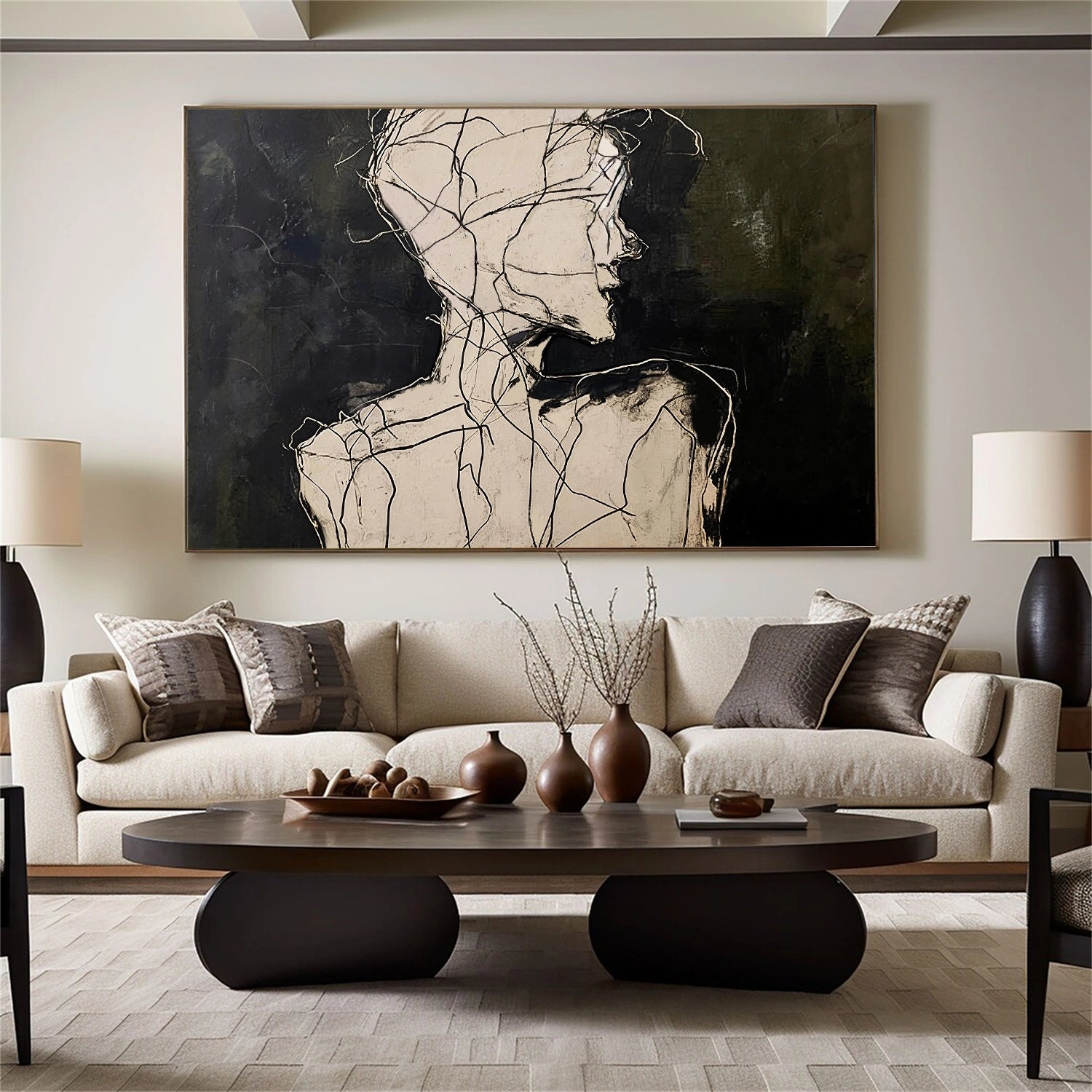 Abstract Portrait Wall Art #LA071