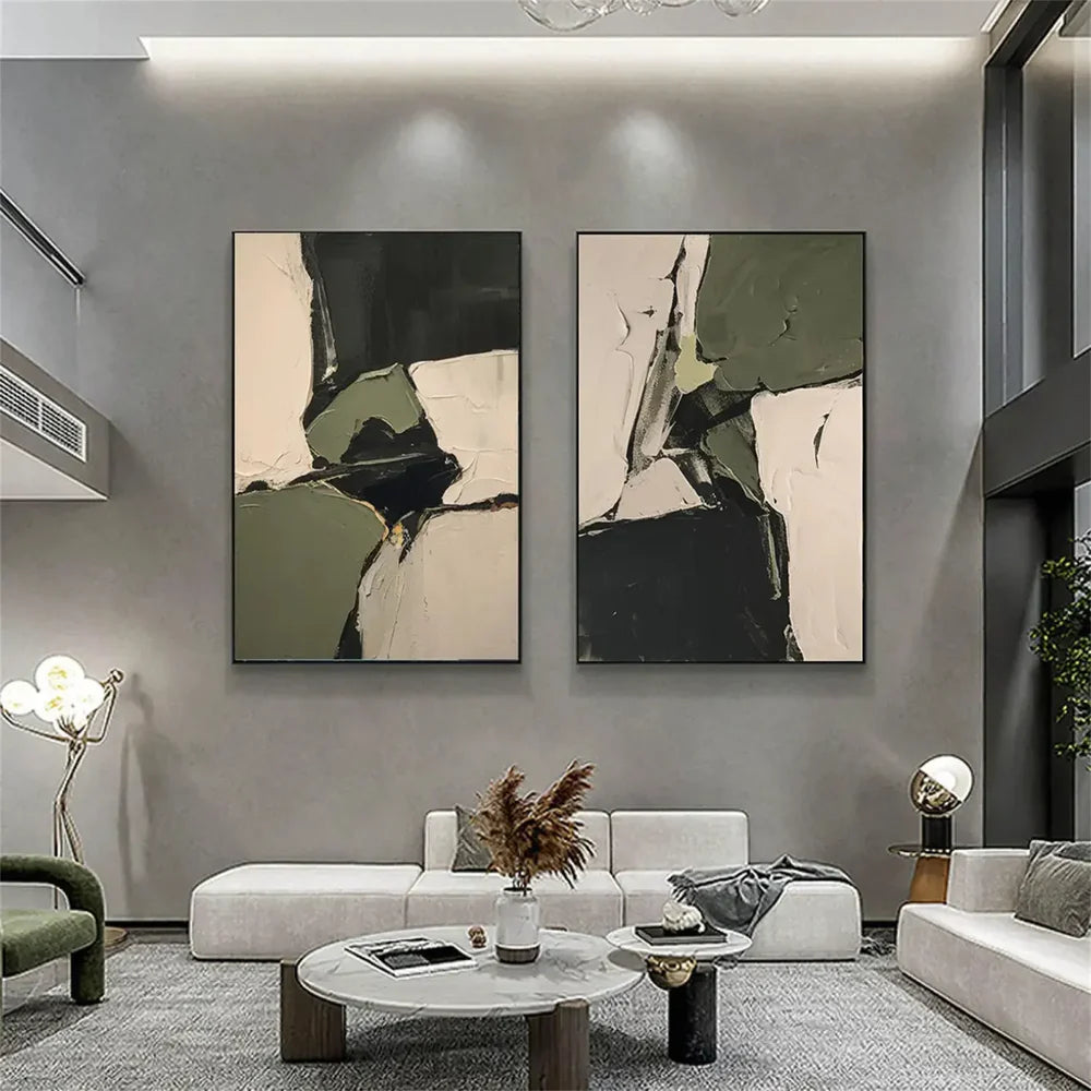 Abstract Textured Wall Art Set of 2 #VA076