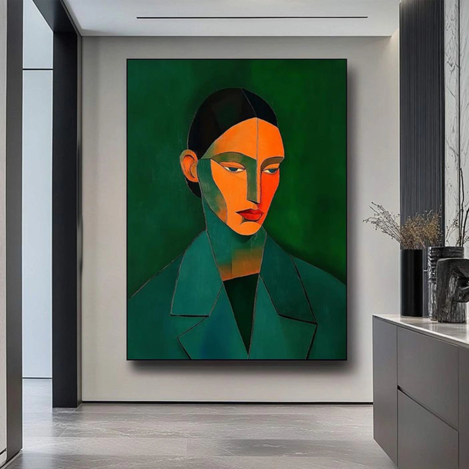 Abstract Portrait Wall Art #LA060