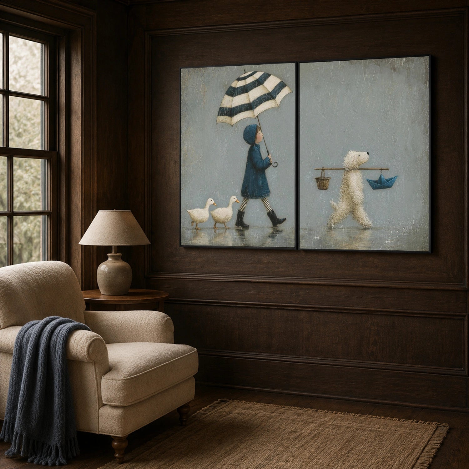Portrait Wall Art Set of 2 #LA088