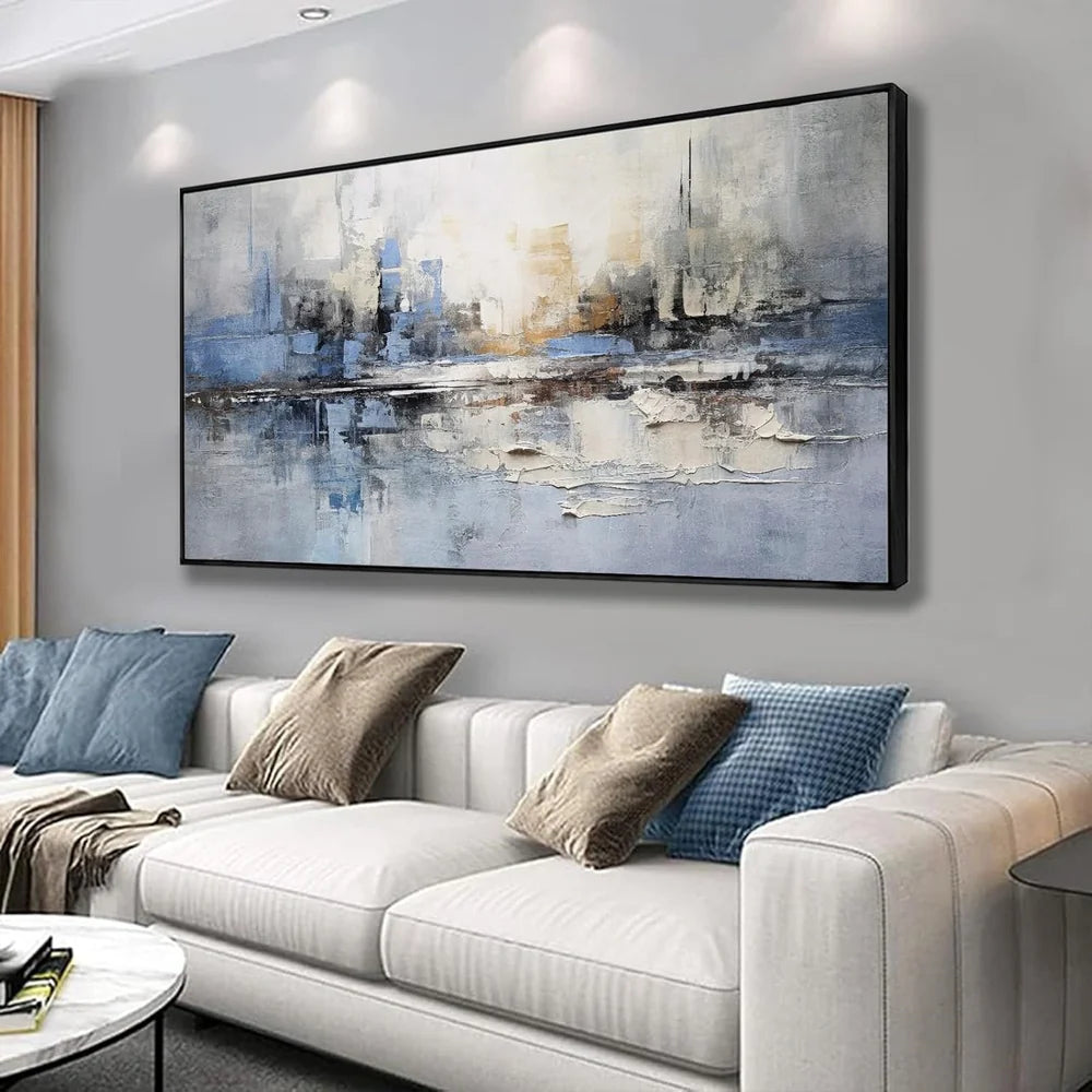 Abstract Urban Landscape Textured Painting #UL001
