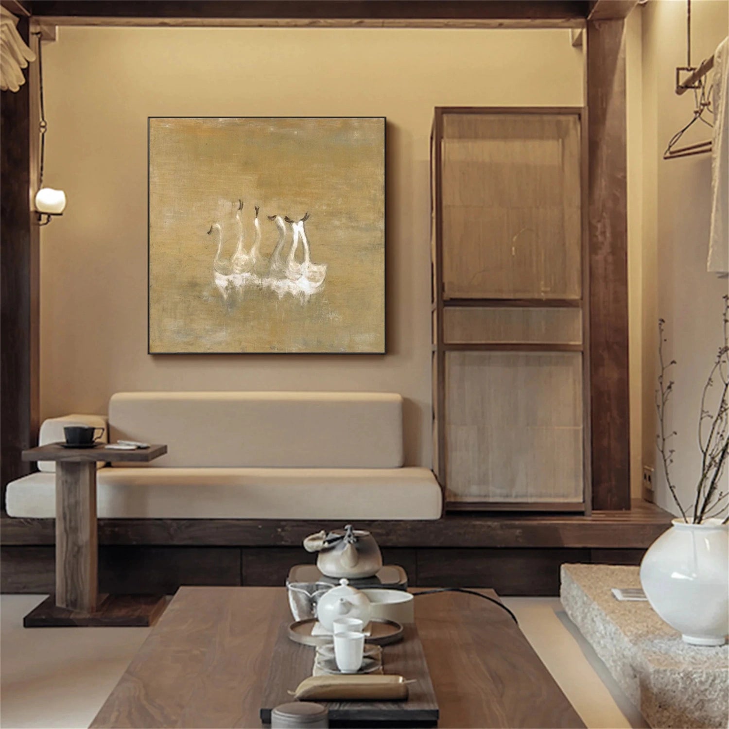 Abstract Animal Canvas Art #DW079