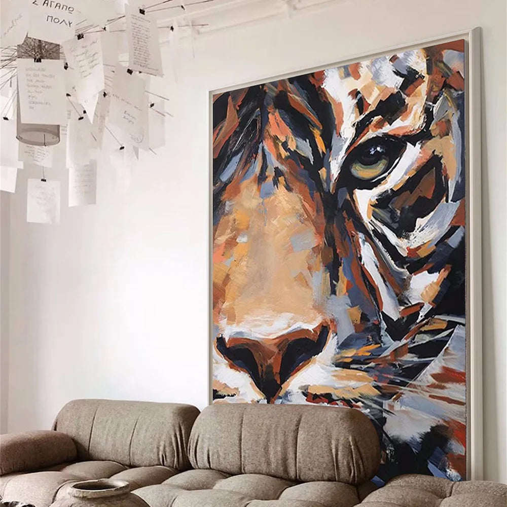 Abstract Animal Canvas Art #DW011