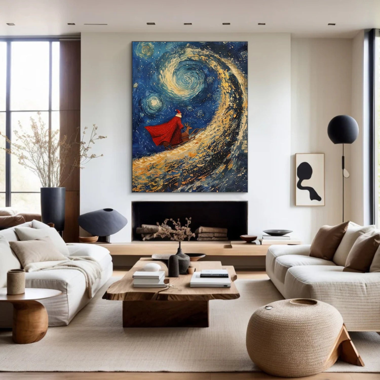 Abstract Portrait Textured Wall Art # LA029