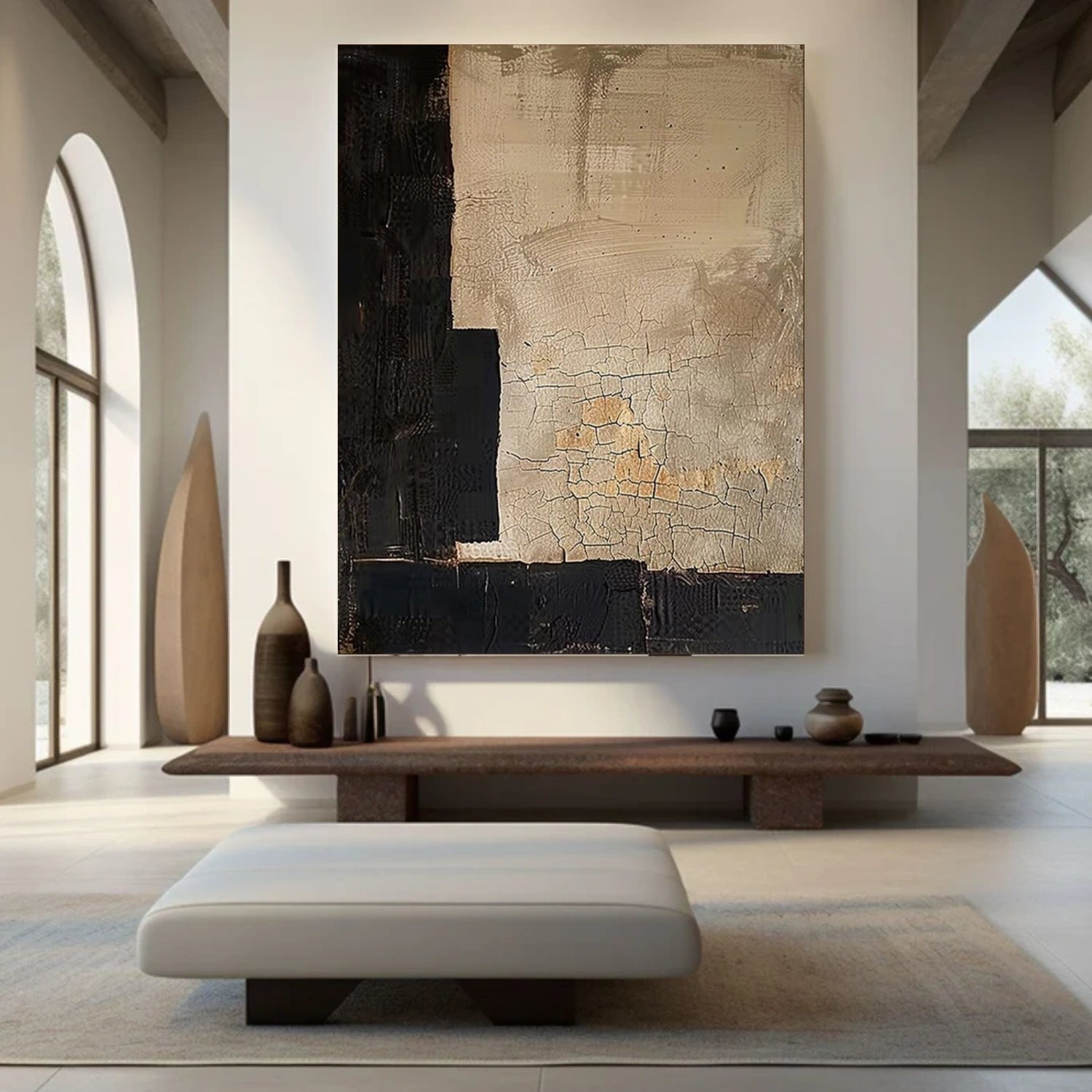 Wabi Sabi Textured Wall Art #VS098