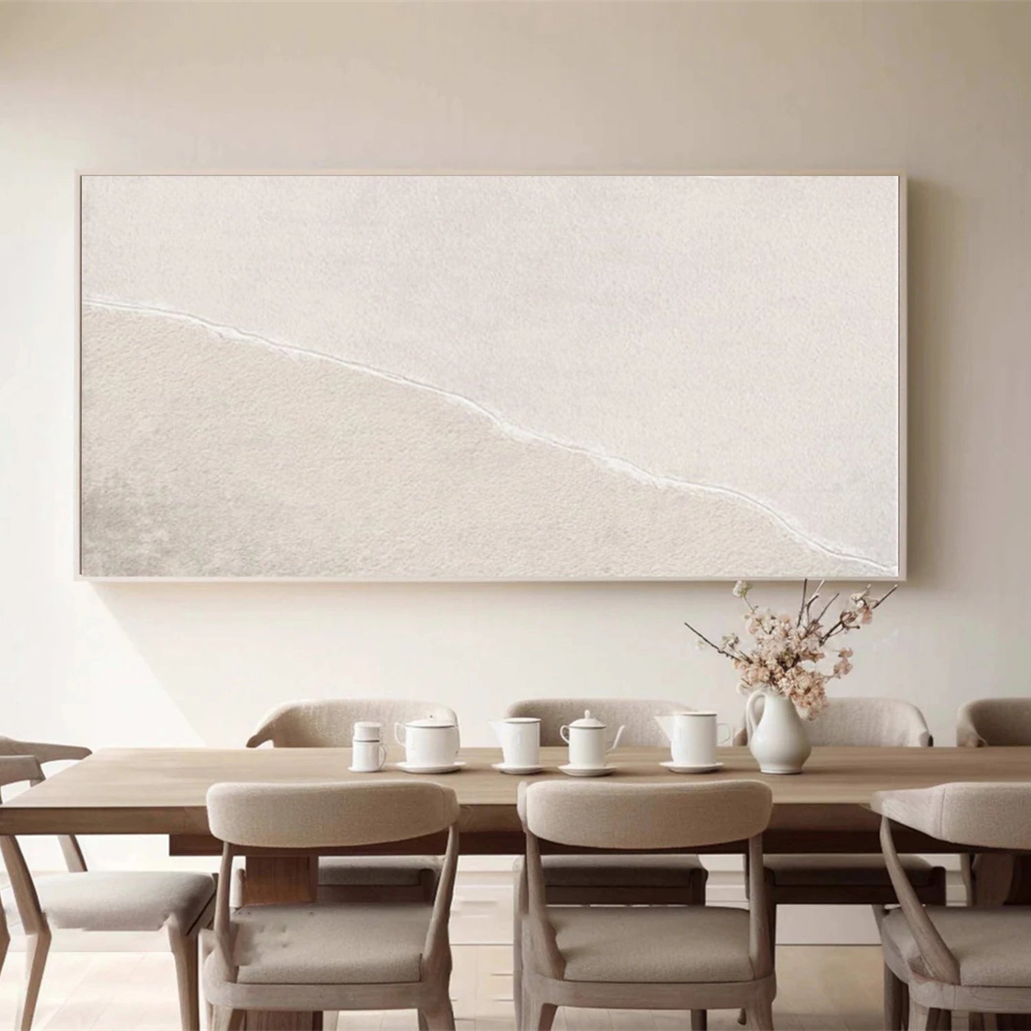 White Minimalist Wall Art #WM128