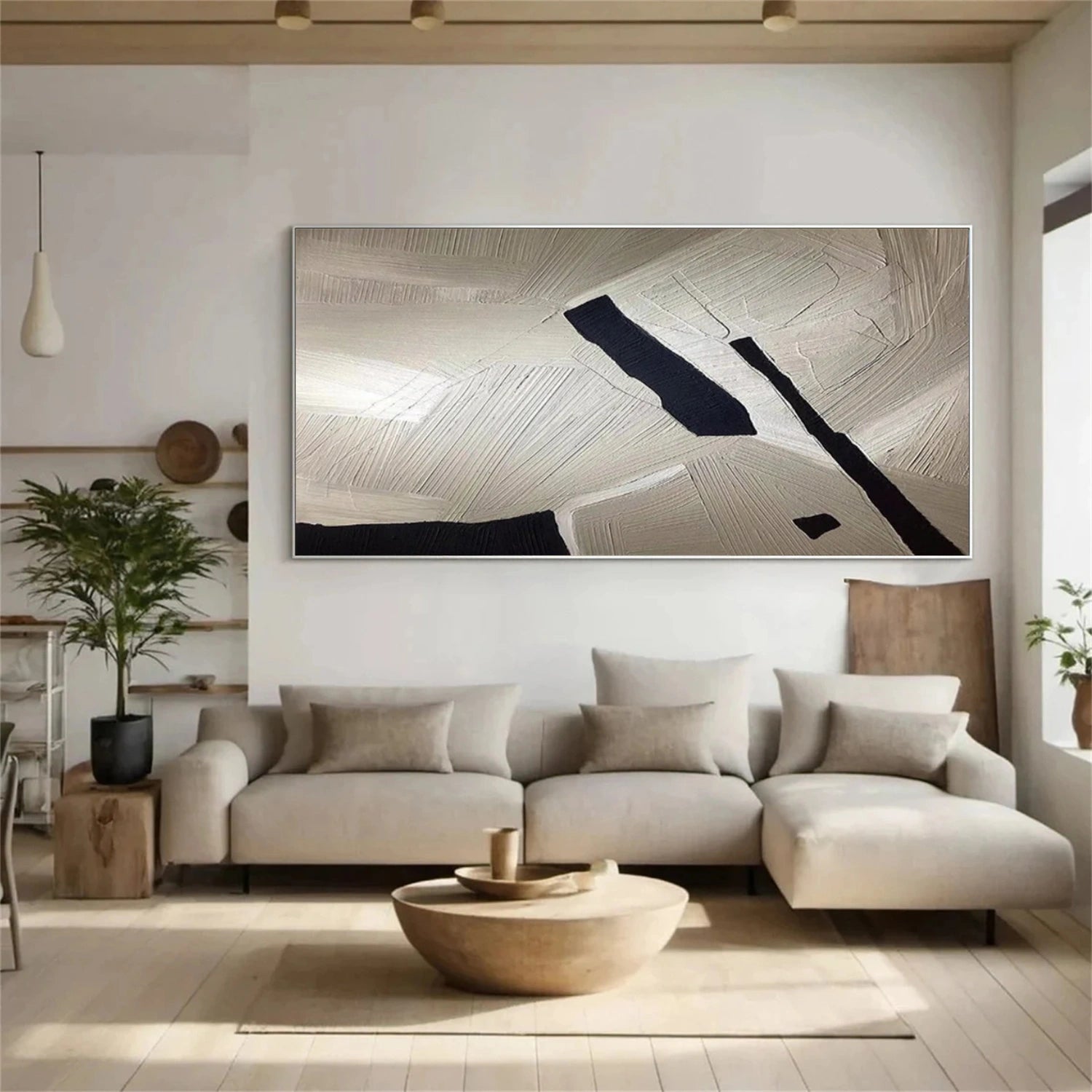 Abstract Textured Wall Art #VA197