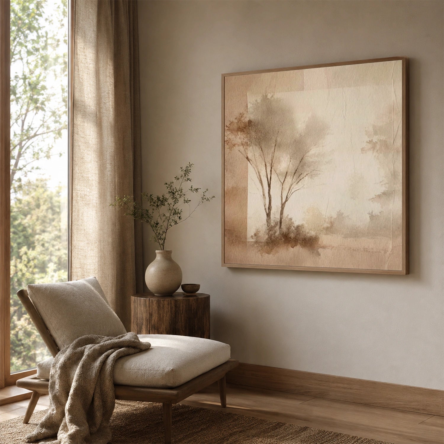 Abstract Tree Canvas Art #MF202