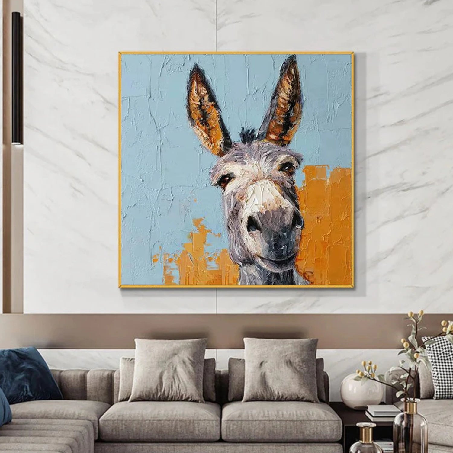 Abstract Animal Canvas Art #DW108