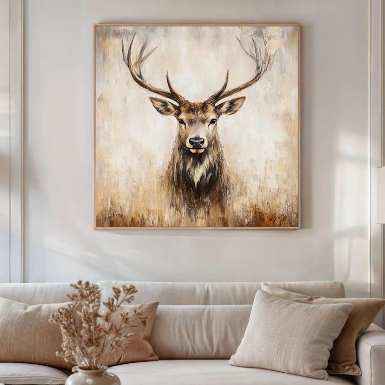 Abstract Animal Canvas Art #DW112
