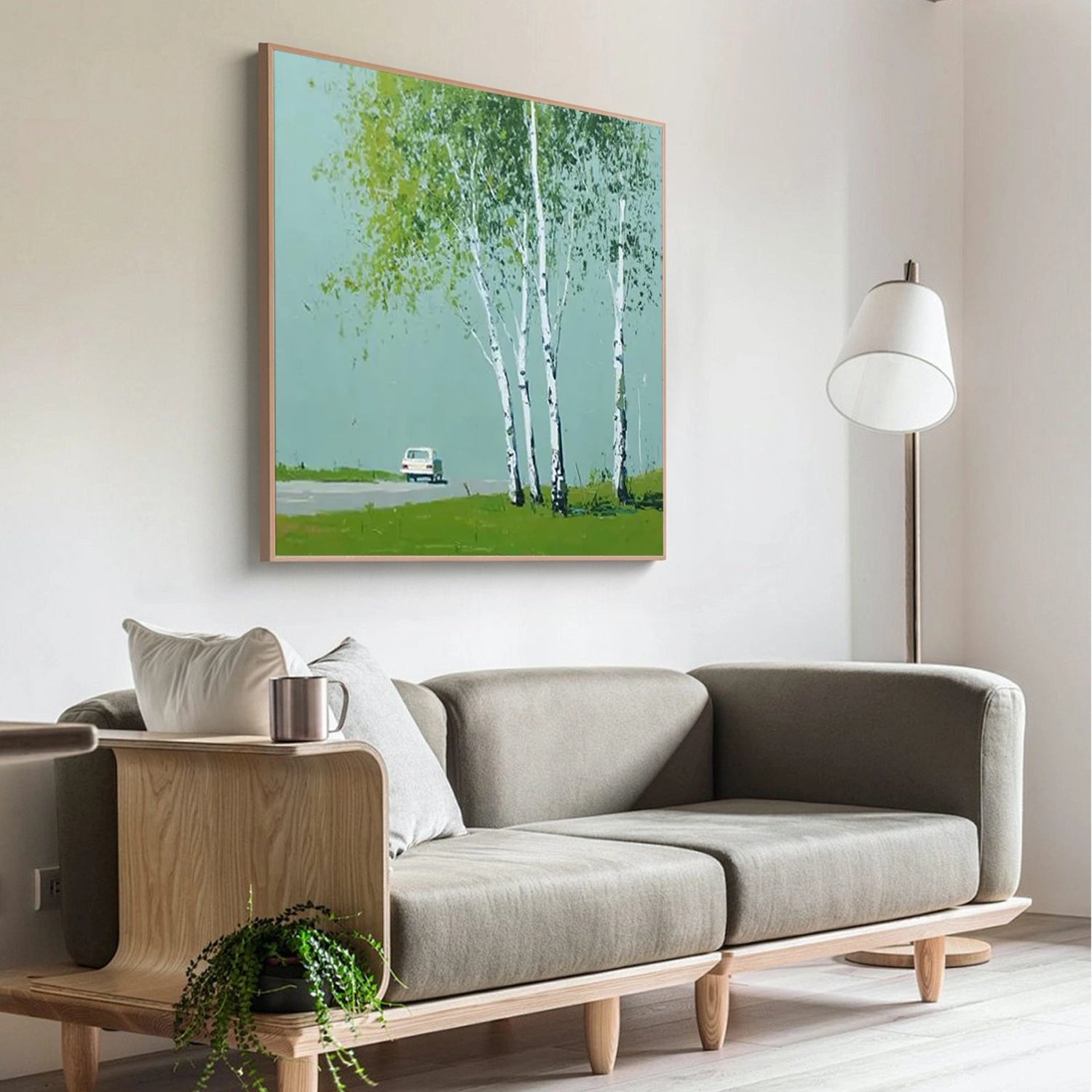 Abstract Flower And Tree Canvas Art #MF131