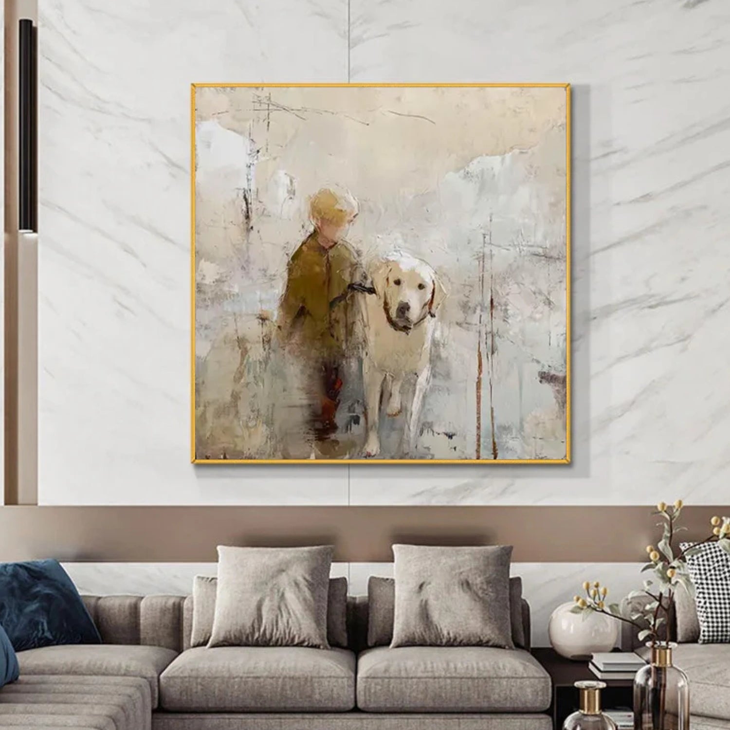 Abstract Animal Canvas Art #DW109