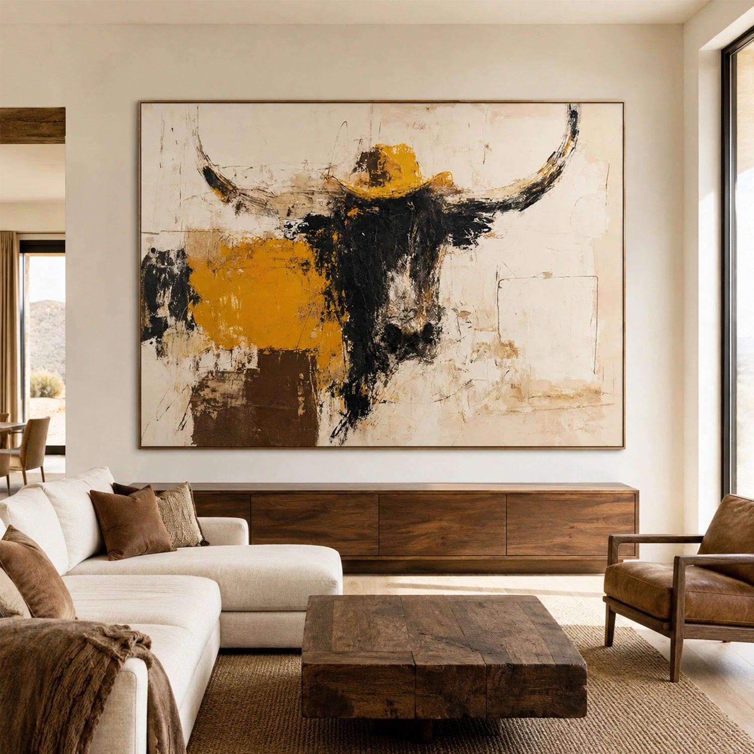 Abstract Animal Canvas Art #DW152