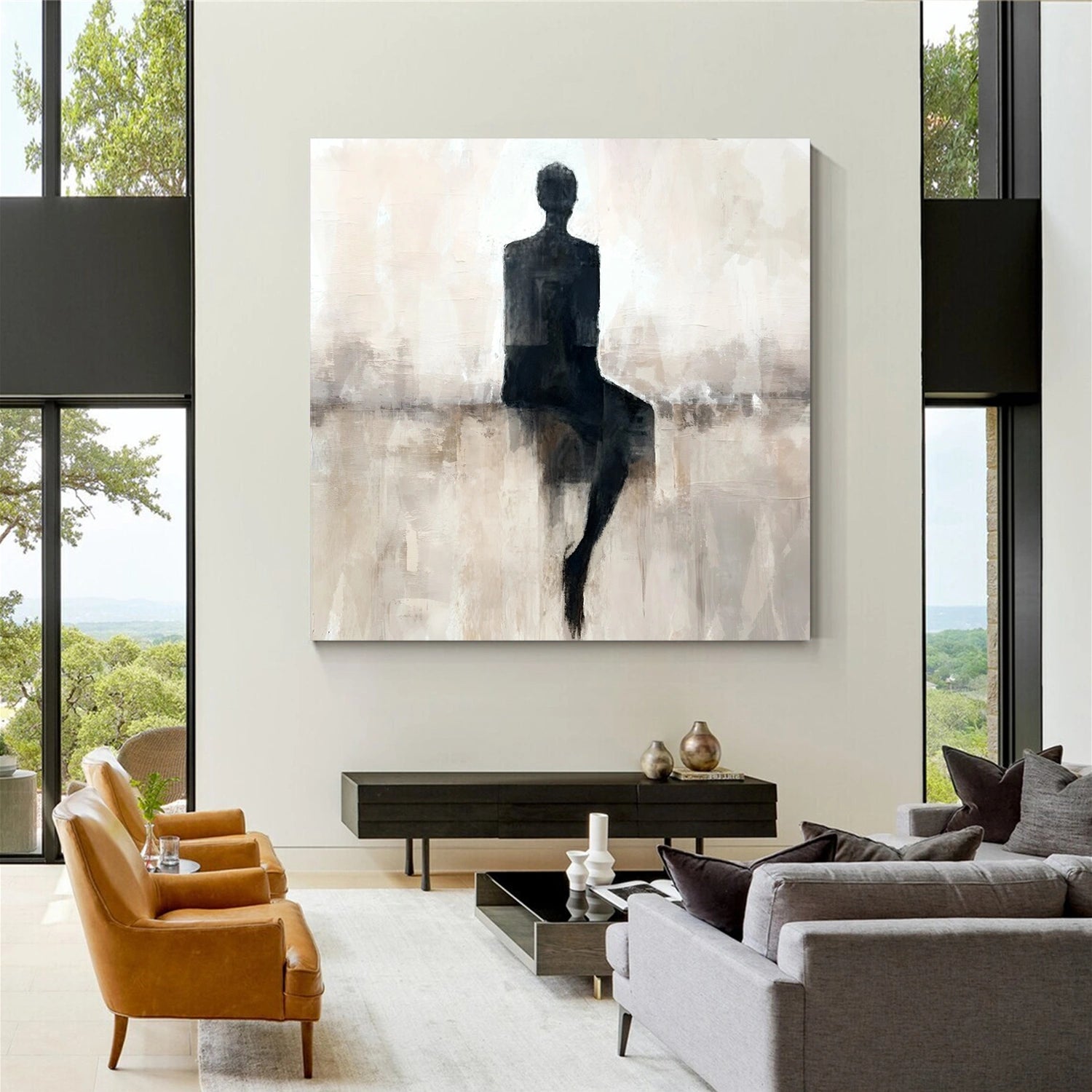 Contemporary Abstract Minimalist Wall Art #CM015