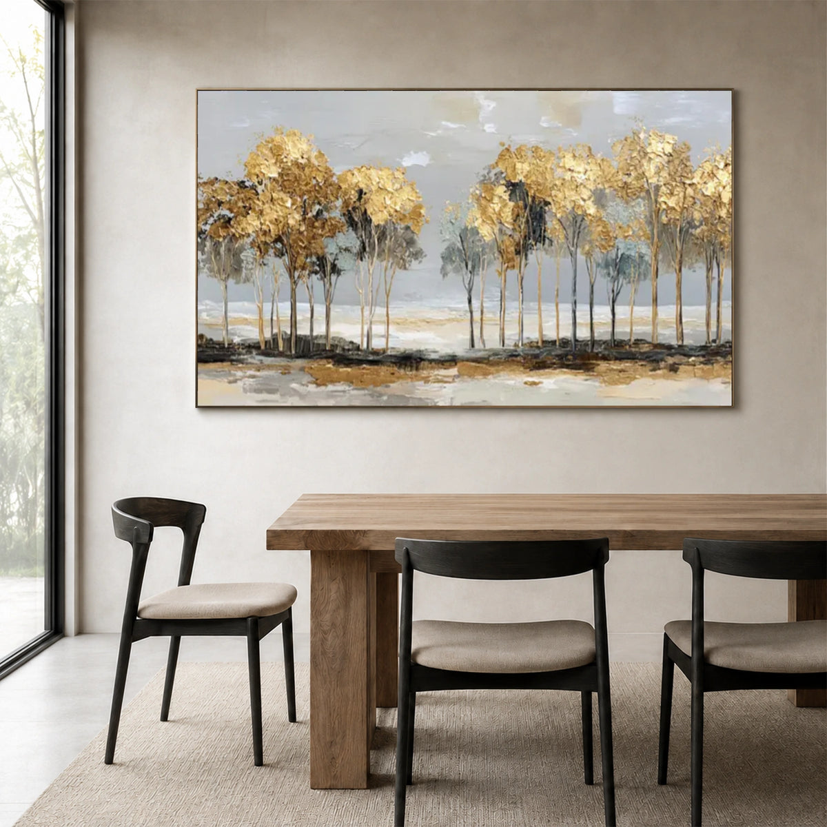 Abstract Flower And Tree Canvas Art #MF228