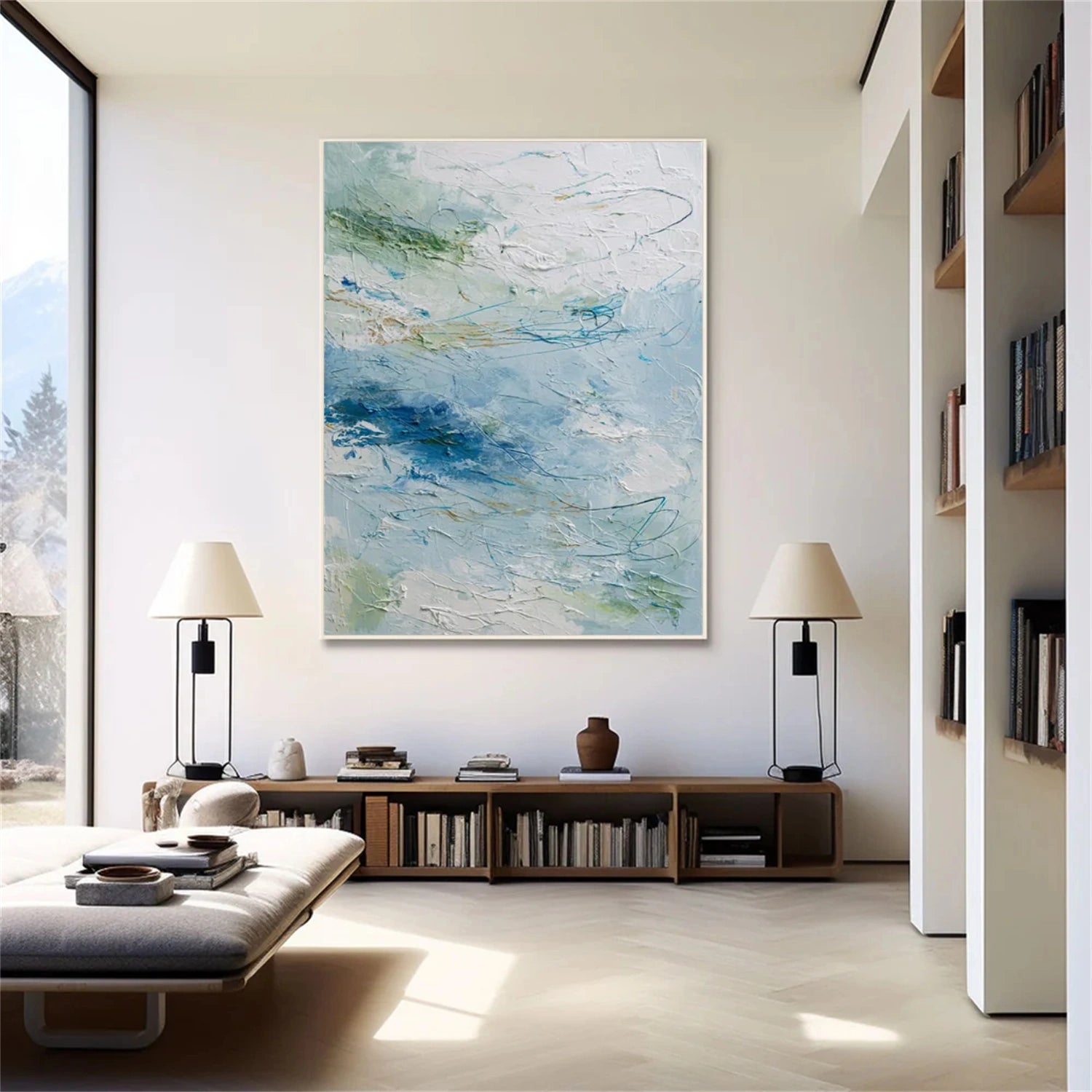 Abstract Textured Wall Art #VA228