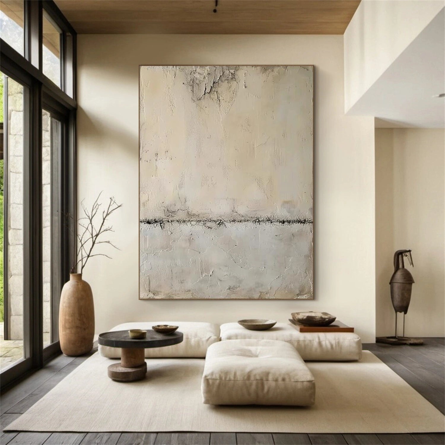 Wabi Sabi Textured Wall Art #VS099