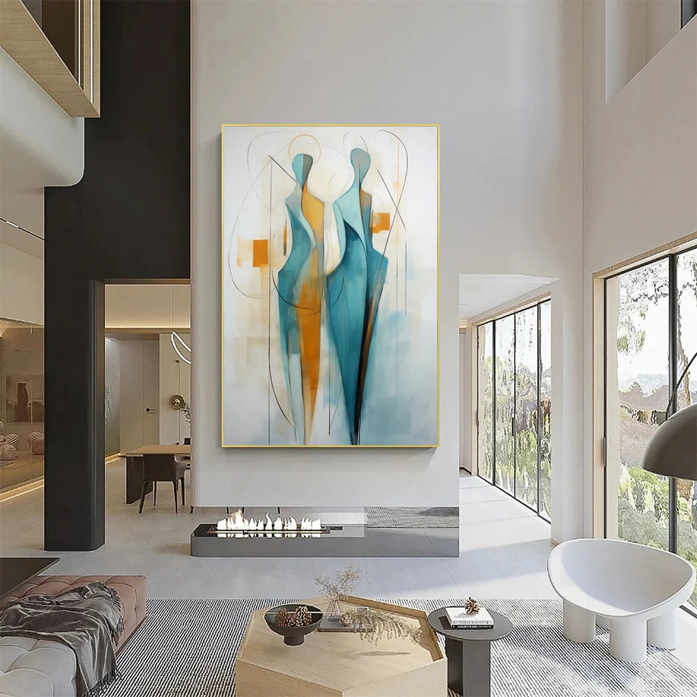 Contemporaty Abstract Minimalist Wall Art #CM004