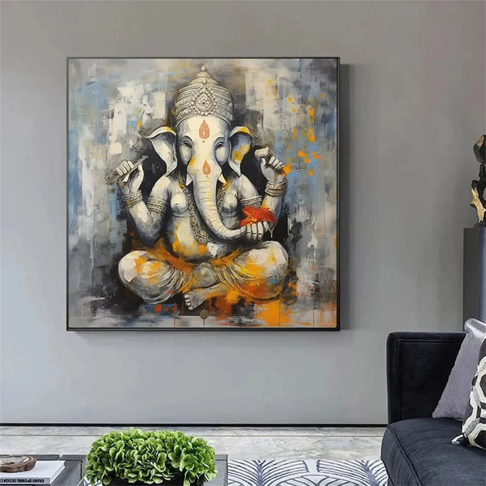 Abstract Animal Canvas Art #DW045