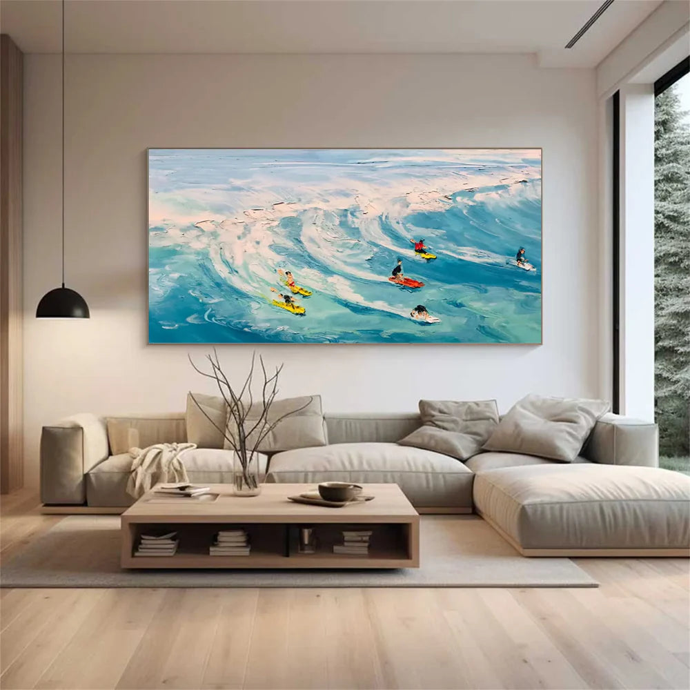 Surfing Sport Canvas Painting #PB028