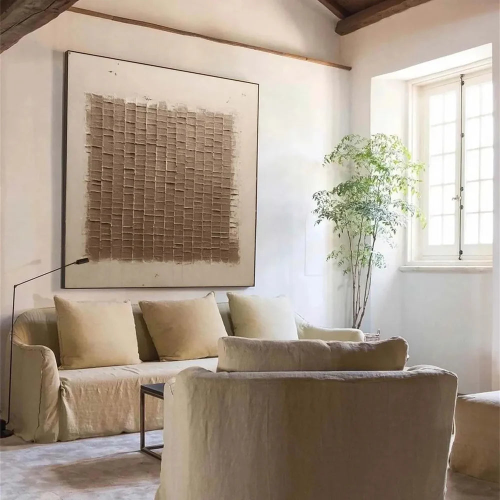 Wabi Sabi Textured Wall Art #VS037