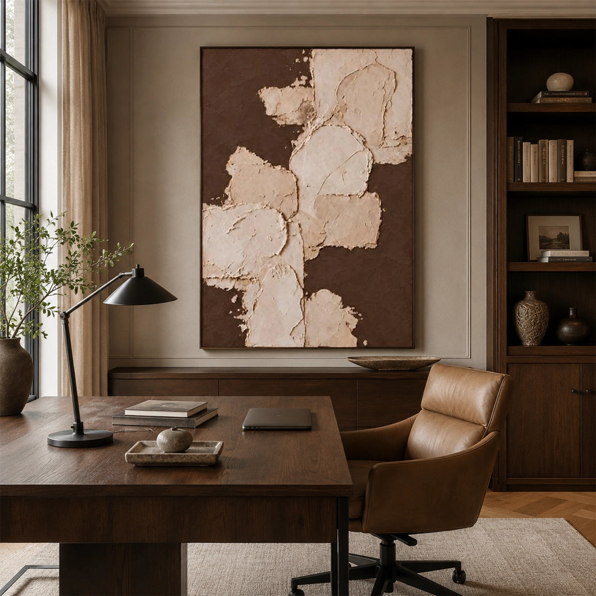 Abstract Textured Wall Art #VA358