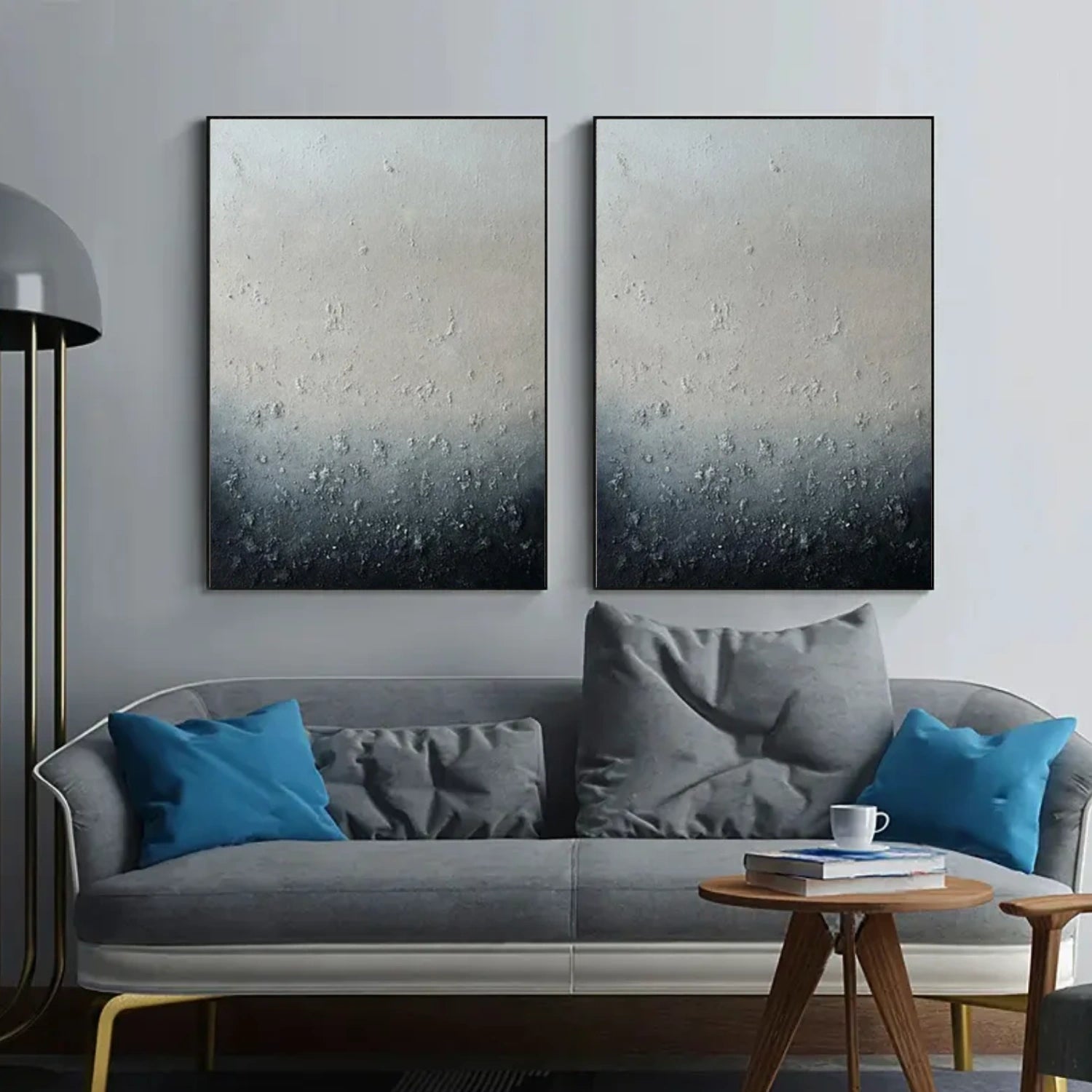 Abstract Textured Wall Art Set of 2 #VA141