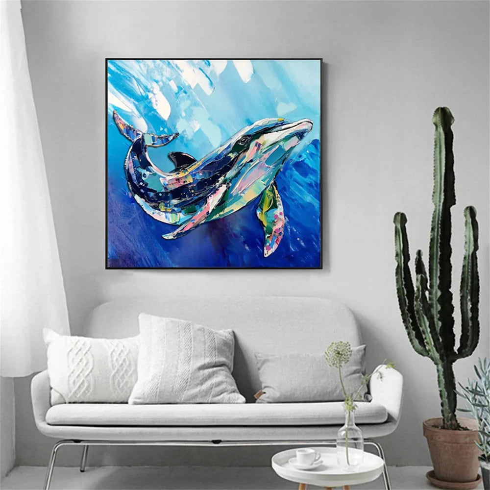 Abstract Animal Canvas Art #DW008