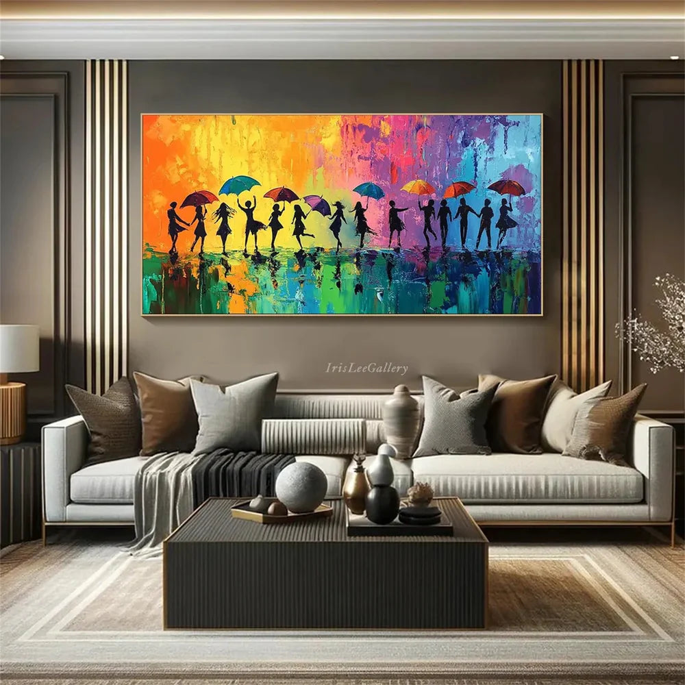 Colorful Abstract Portrait Wall Art # LA015