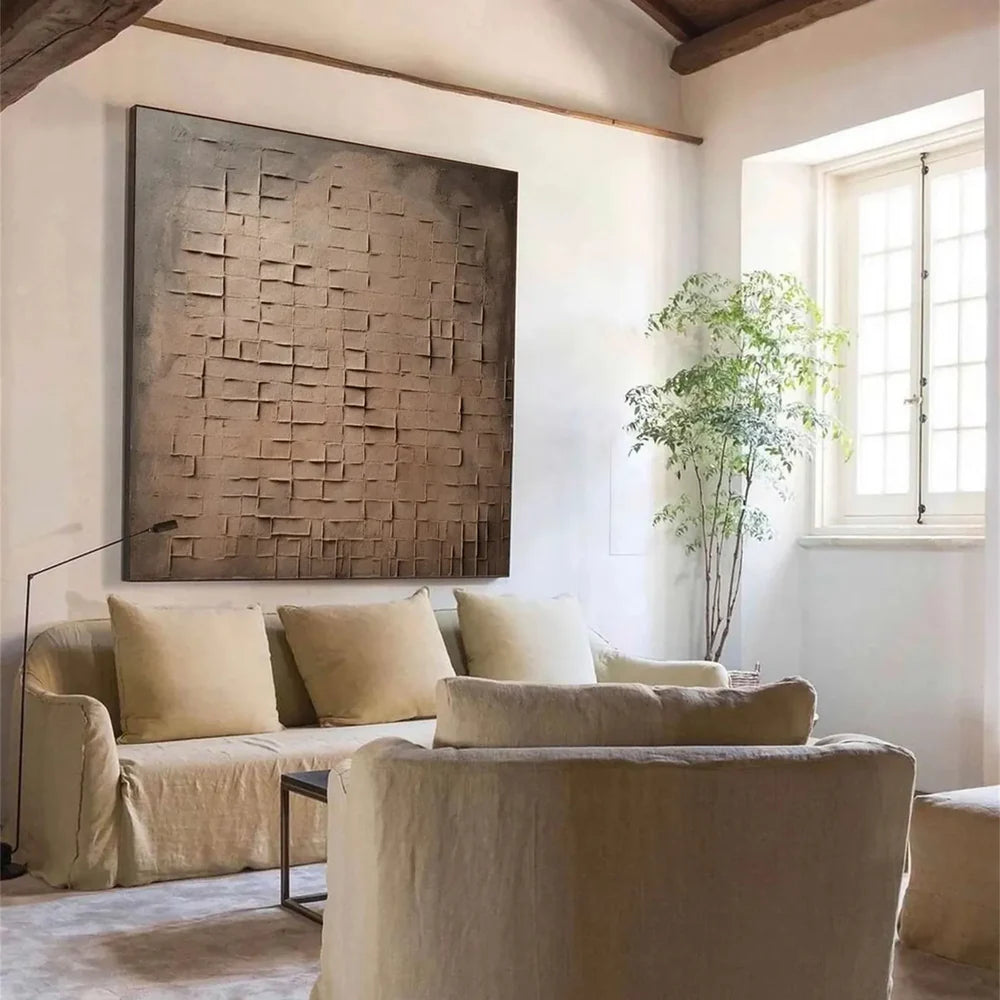 Wabi Sabi Textured Wall Art #VS061