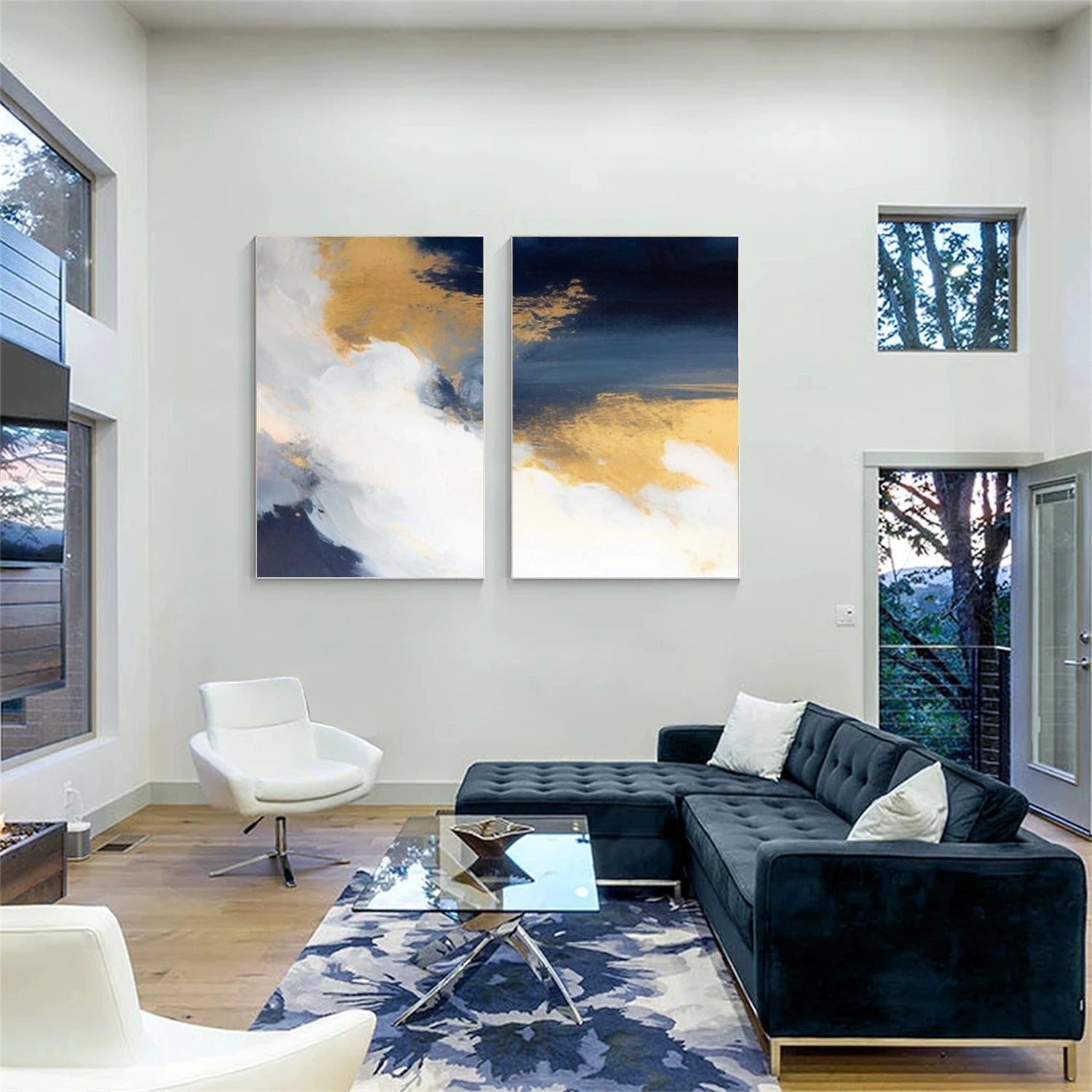 Abstract Wall Art Set of 2 #VA246