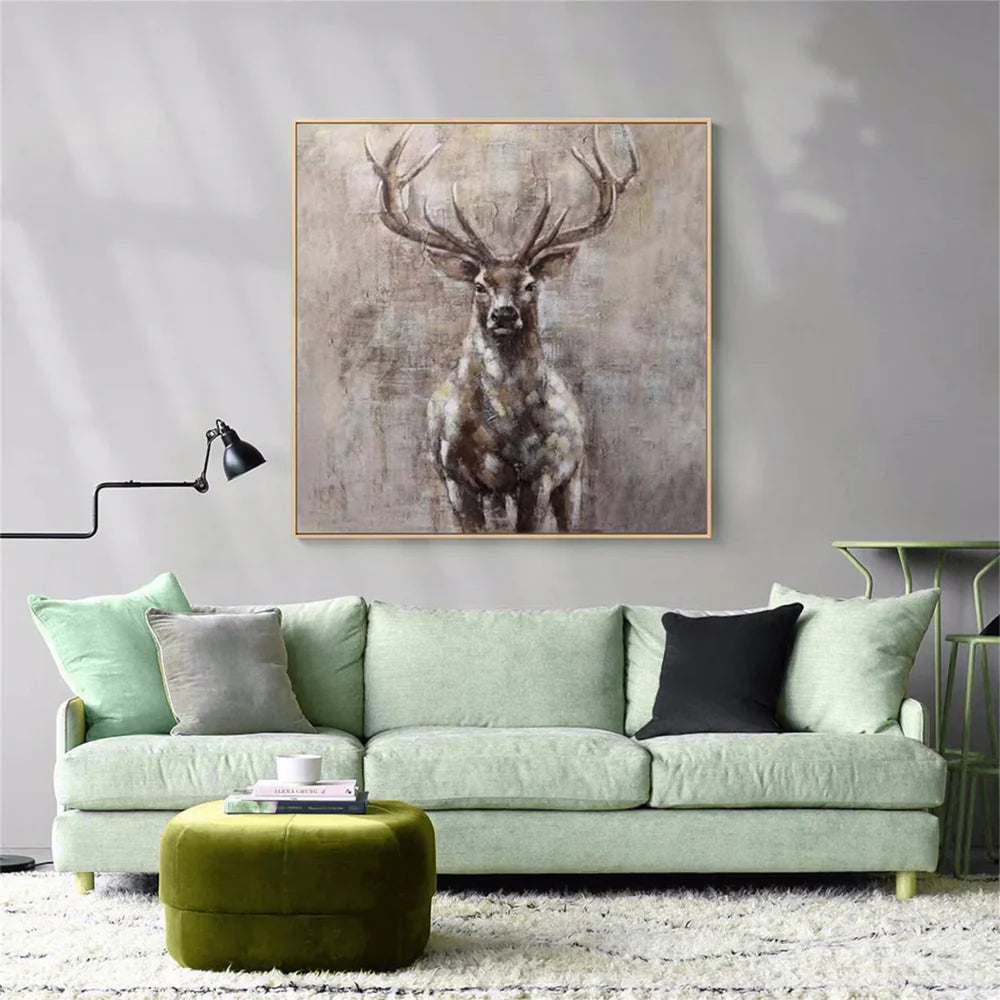Abstract Animal Canvas Art #DW039