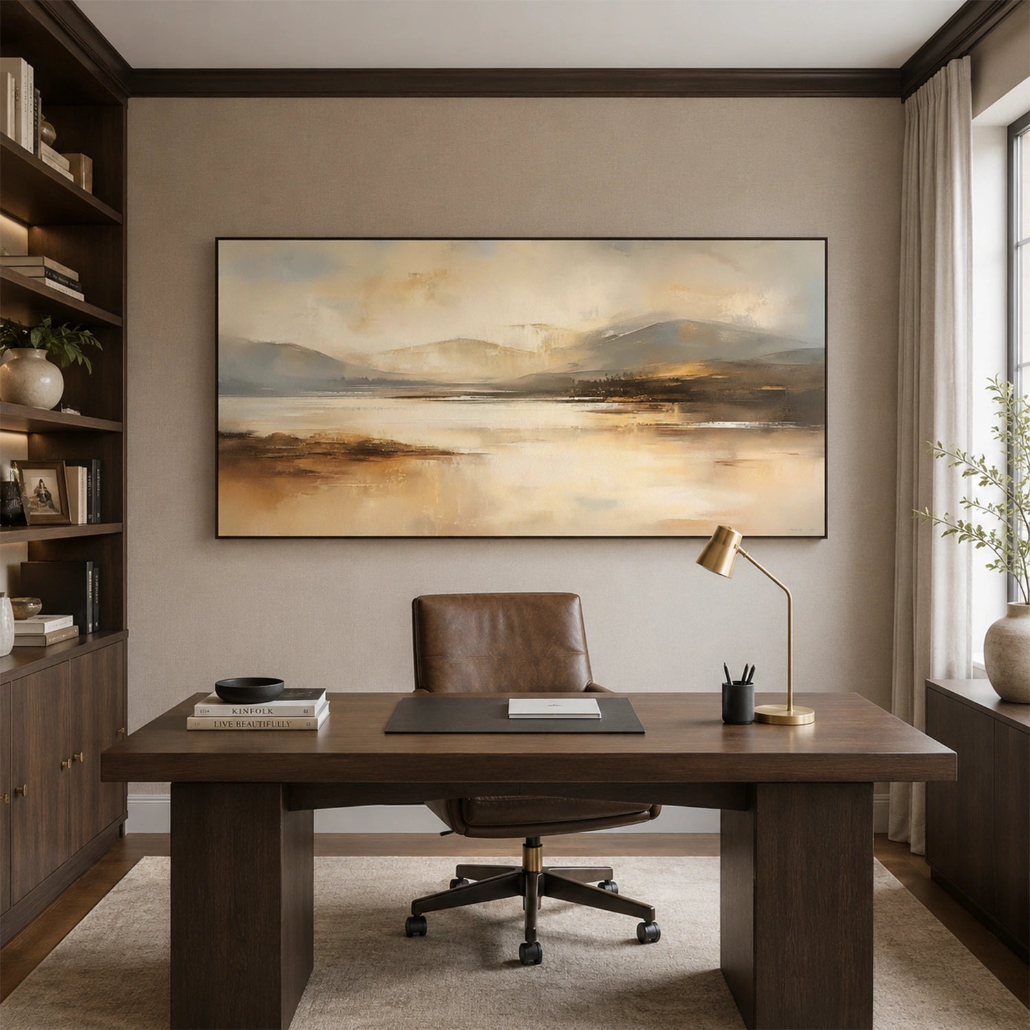 Abstract Mountain Canvas Art #BT102