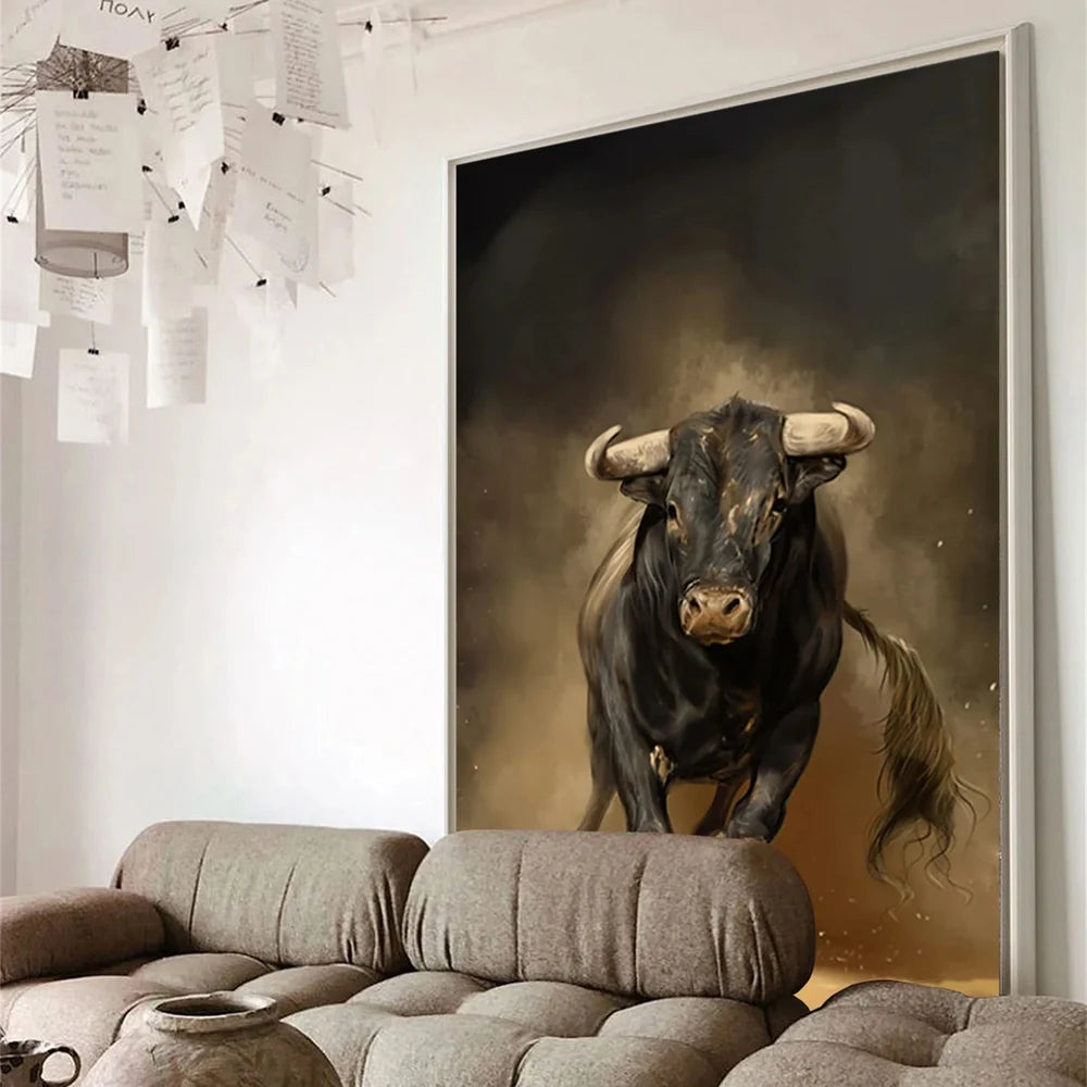 Abstract Animal Canvas Art #DW041