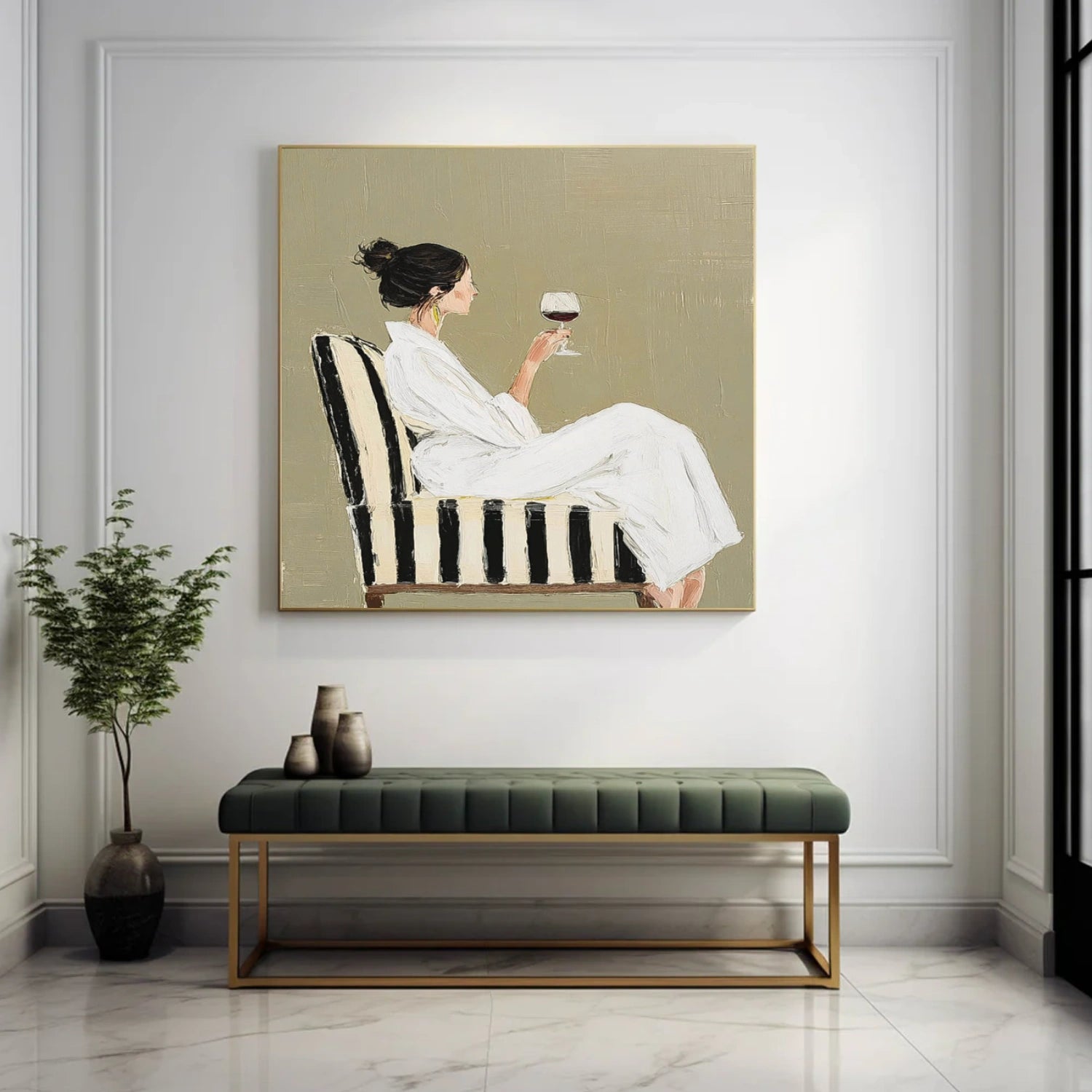 Abstract Portrait Wall Art #LA068
