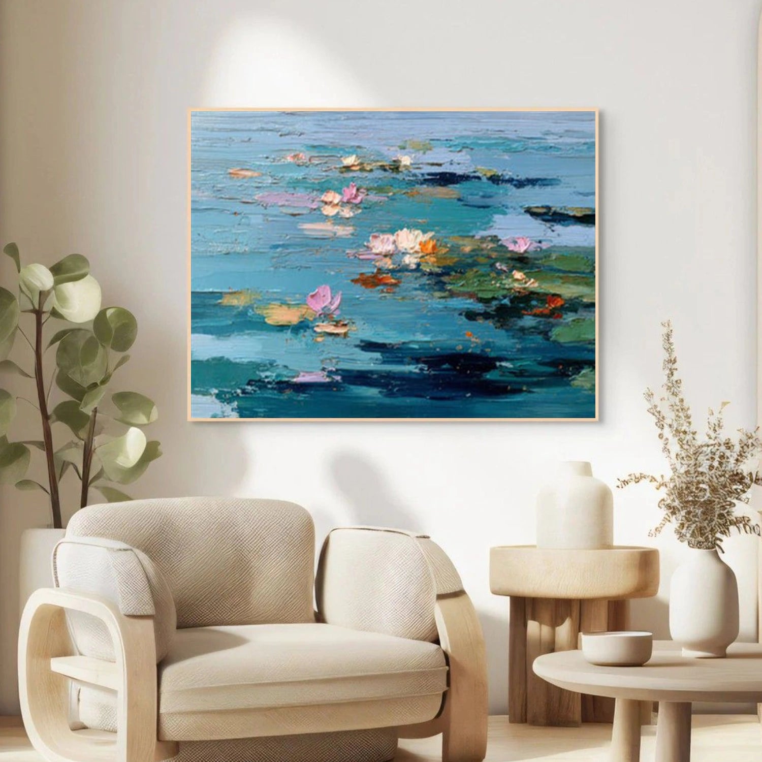 Abstract Flower And Tree Canvas Art #MF175