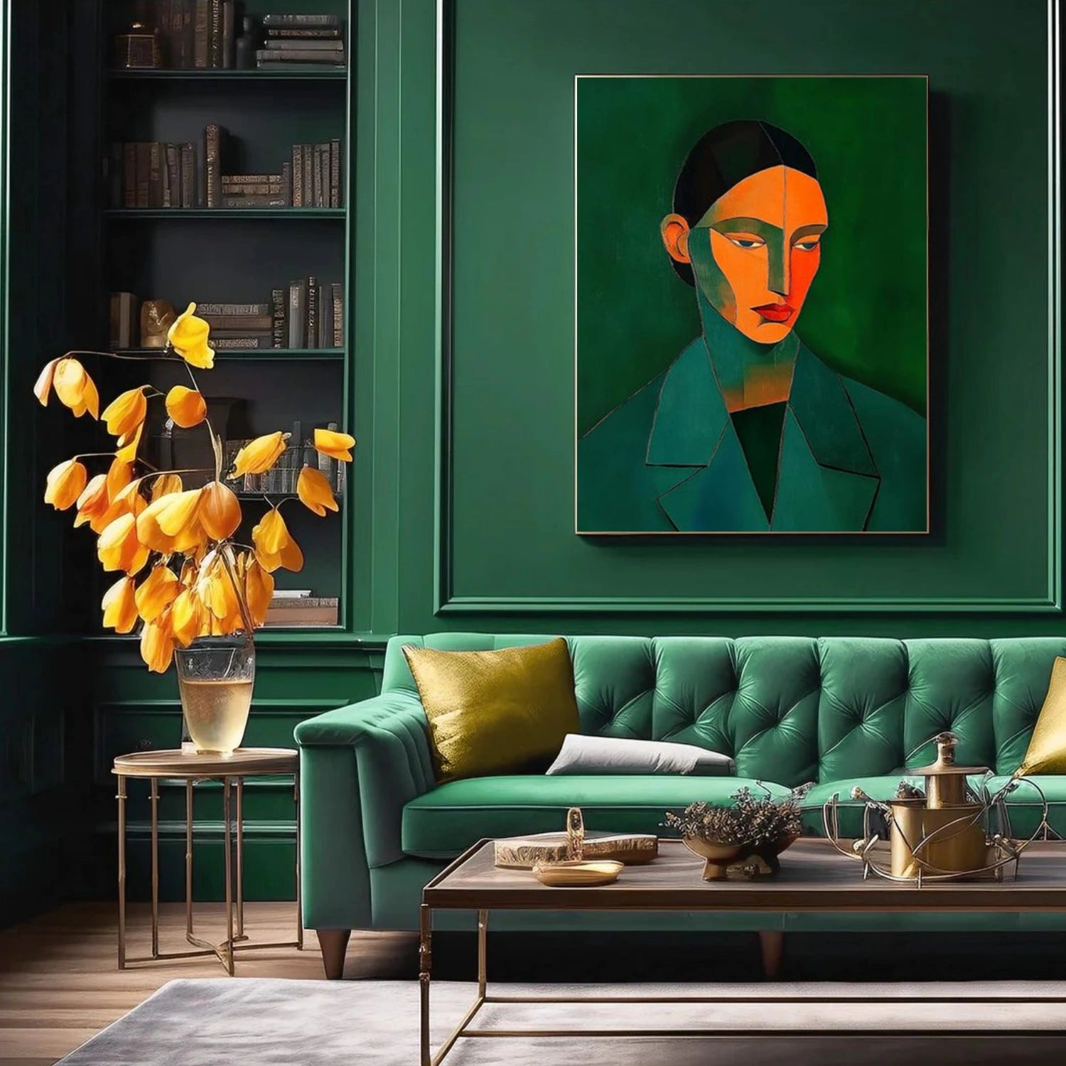Abstract Portrait Wall Art #LA060