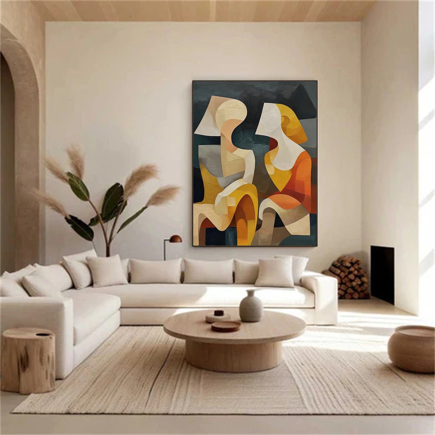 Abstract Portrait Wall Art # LA038
