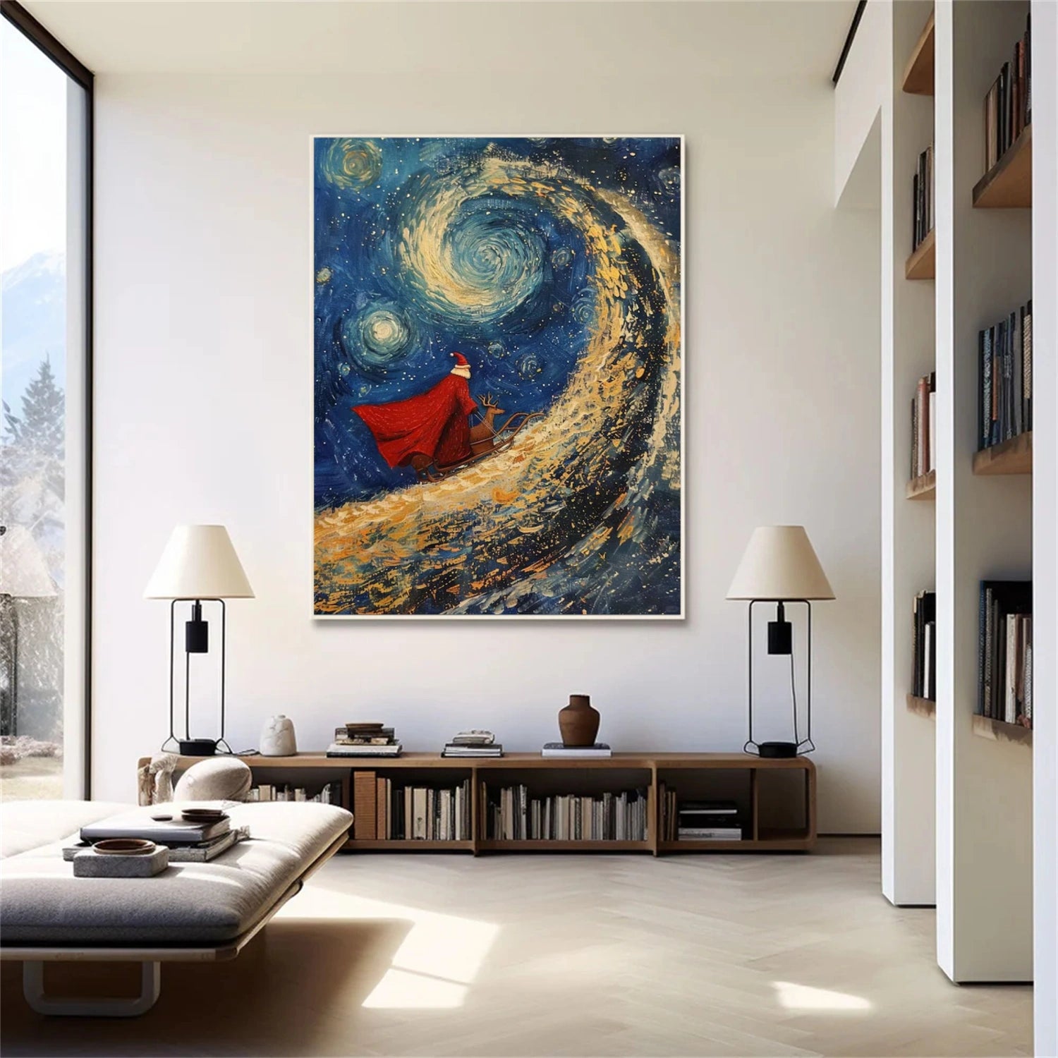 Abstract Portrait Textured Wall Art # LA029