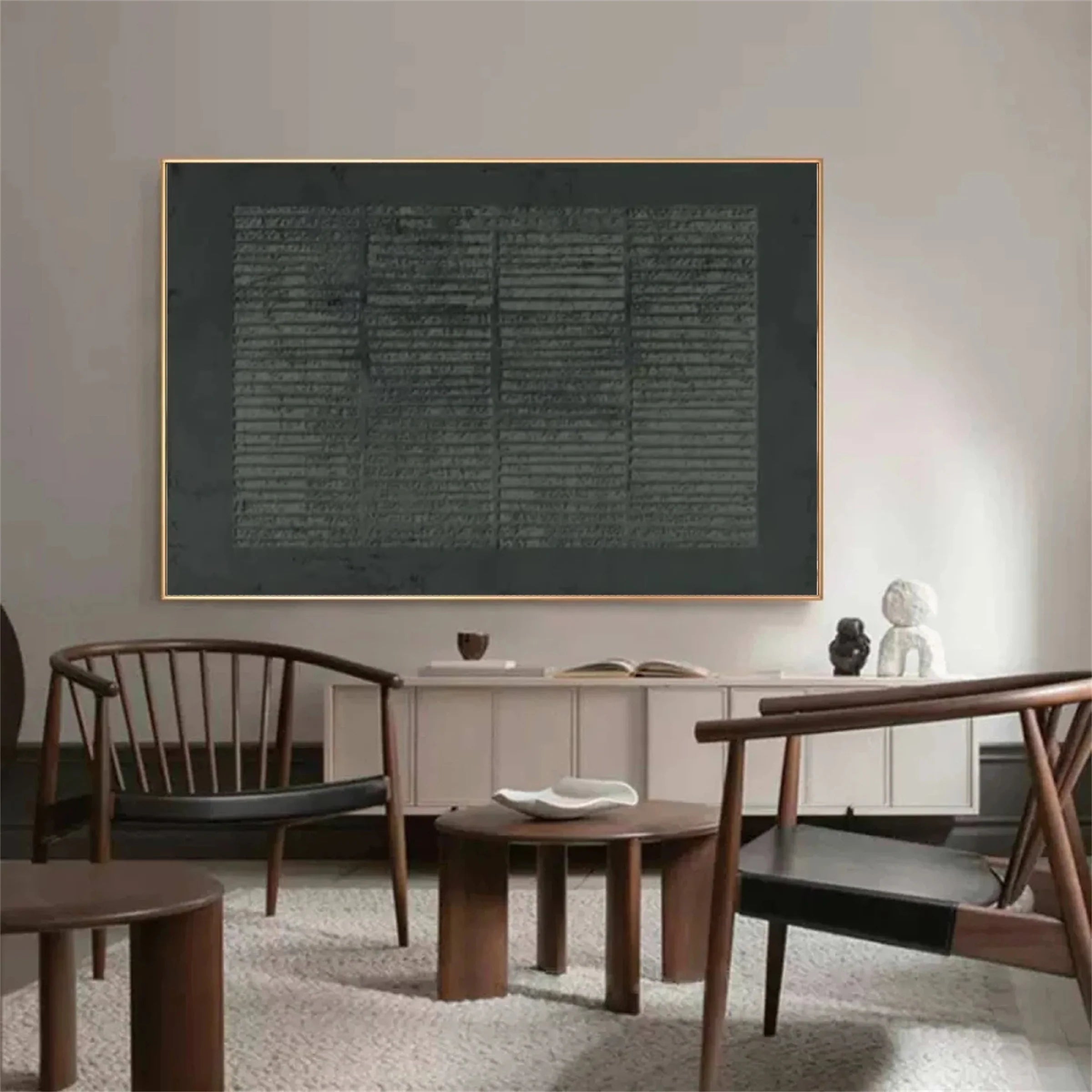 Wabi Sabi Textured Wall Art #VS064