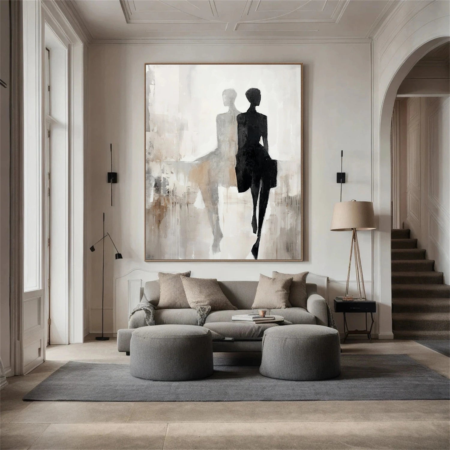 Contemporary Abstract Minimalist Wall Art #CM014