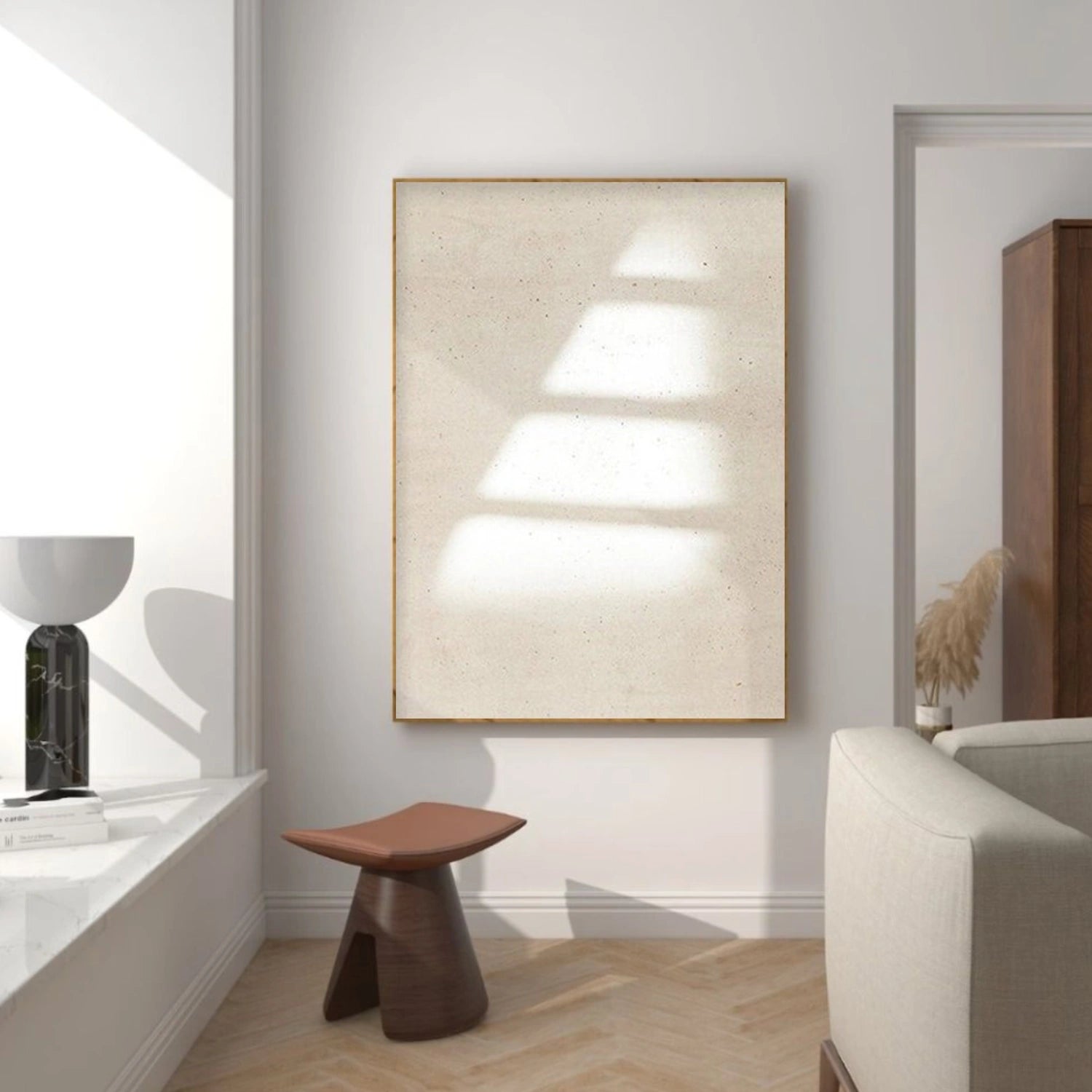 White Minimalist Wall Art #WM150