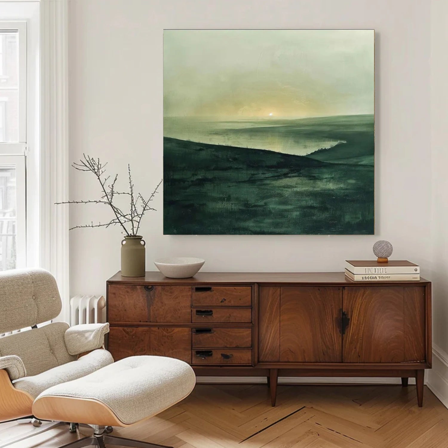 Abstract Mountain Canvas Art #BT040